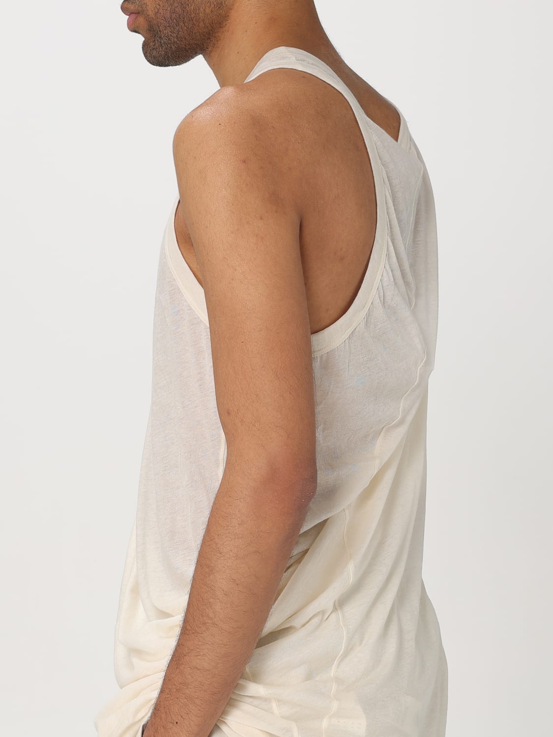 RICK OWENS T-SHIRT: Pullover herren Rick Owens, Beige - Img 5