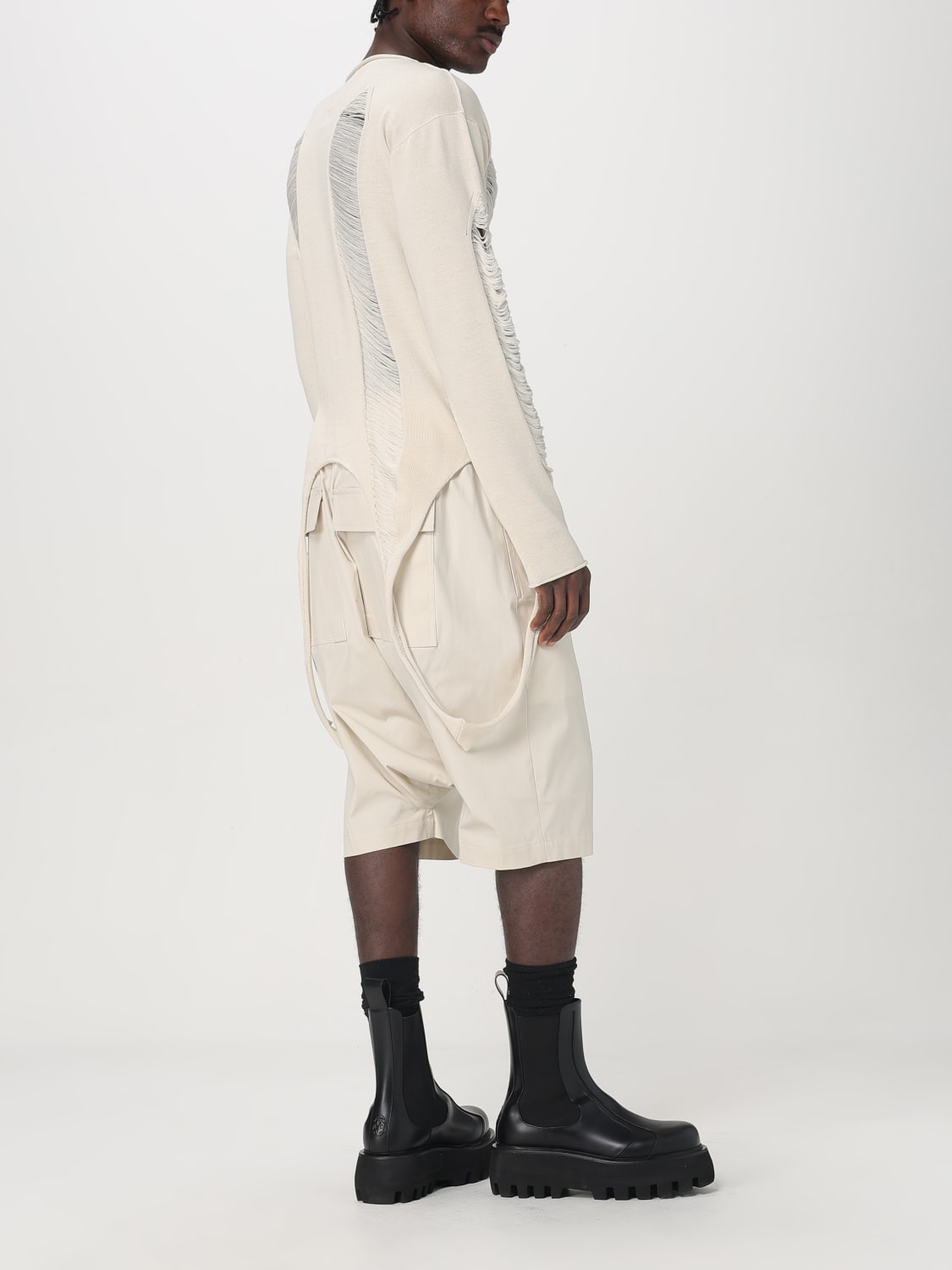 RICK OWENS SWEATER: Cardigan men Rick Owens, White - Img 2