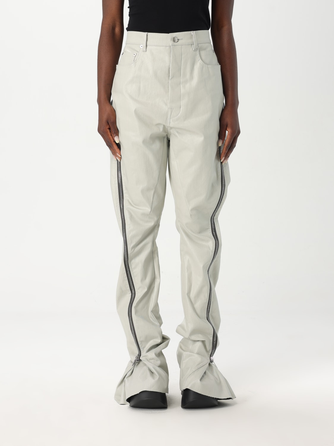 RICK OWENS JEANS: Jeans femme Rick Owens, Gris - Img 1