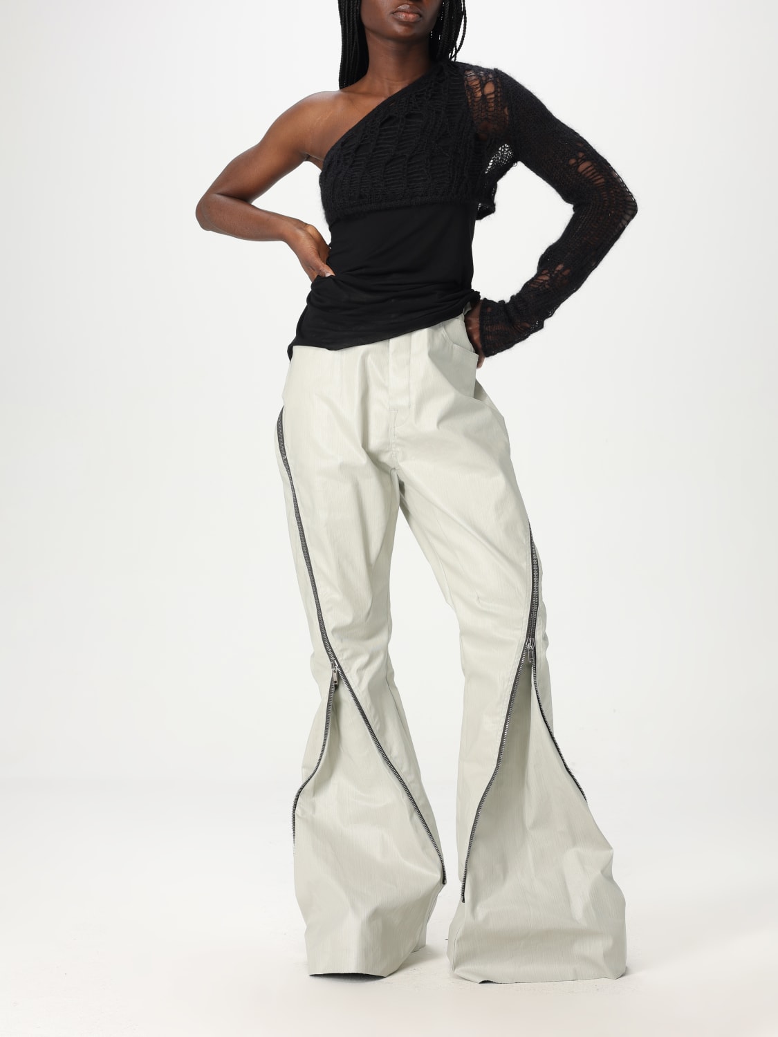 RICK OWENS JEANS: Jeans femme Rick Owens, Gris - Img 2