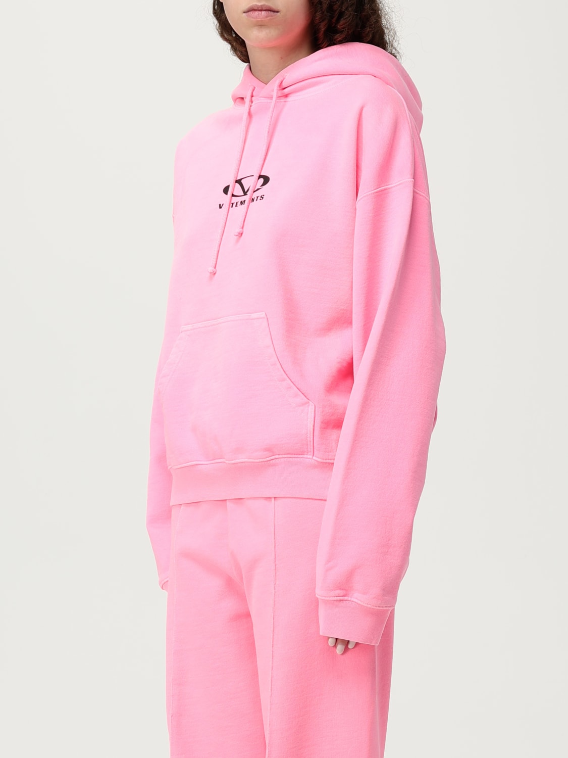 VETEMENTS SWEAT-SHIRT: Pull femme Vetements, Rose - Img 4