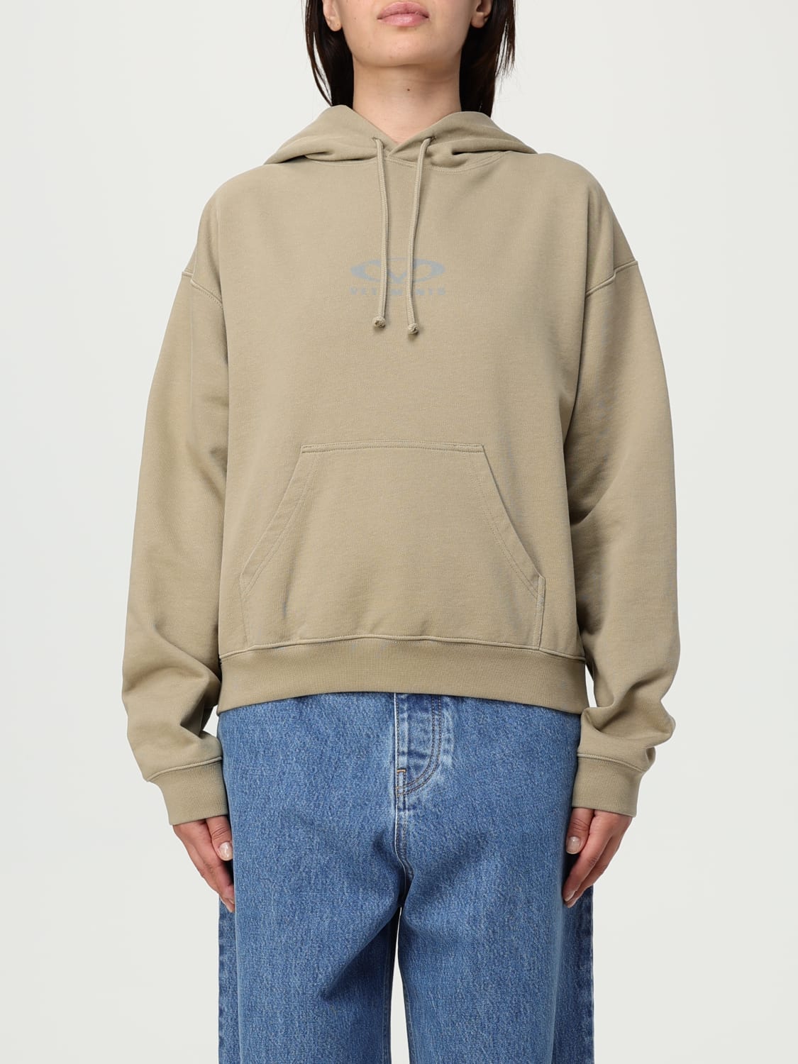 VETEMENTS SWEATSHIRT: Pullover damen Vetements, Beige - Img 1