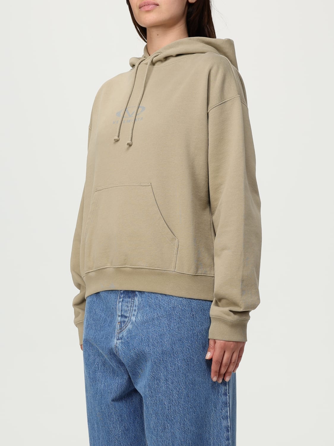 VETEMENTS SWEATSHIRT: Pullover damen Vetements, Beige - Img 4