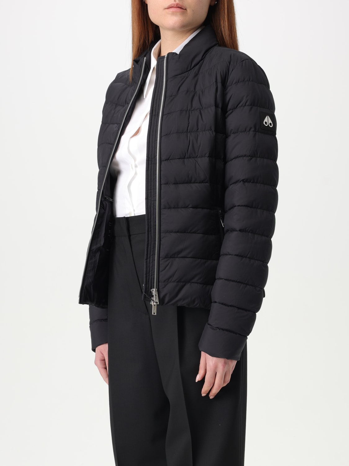 ジャケット MOOSE KNUCKLES Woman Jacket Black M15LJ141 292 MOOSE KNUCKLES: women's down jacket - Black | Moose Knuckles