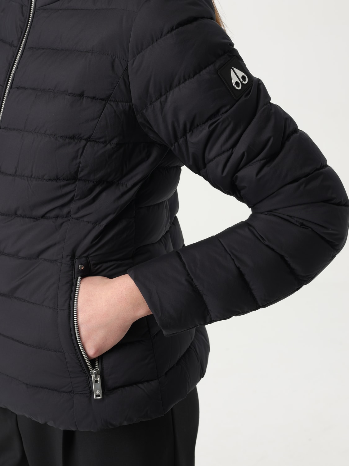 ジャケット MOOSE KNUCKLES Woman Jacket Black M15LJ141 292 MOOSE KNUCKLES: women's down jacket - Black | Moose Knuckles