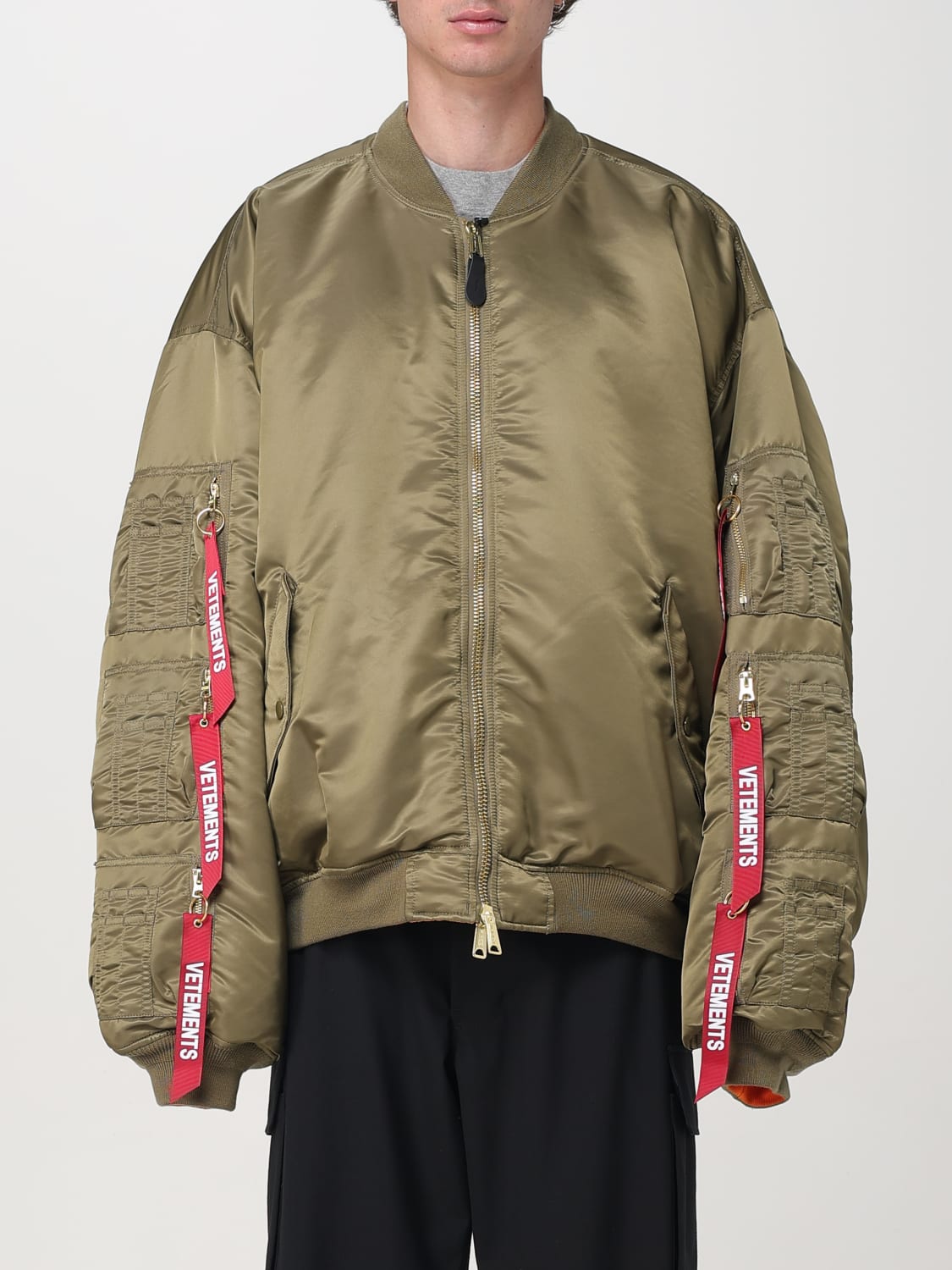 アウターその他 VETEMENTS Men Coat Multicolor UA66JA300E GREEN VETEMENTS: Coat men - Multicolor | Vetements jacket