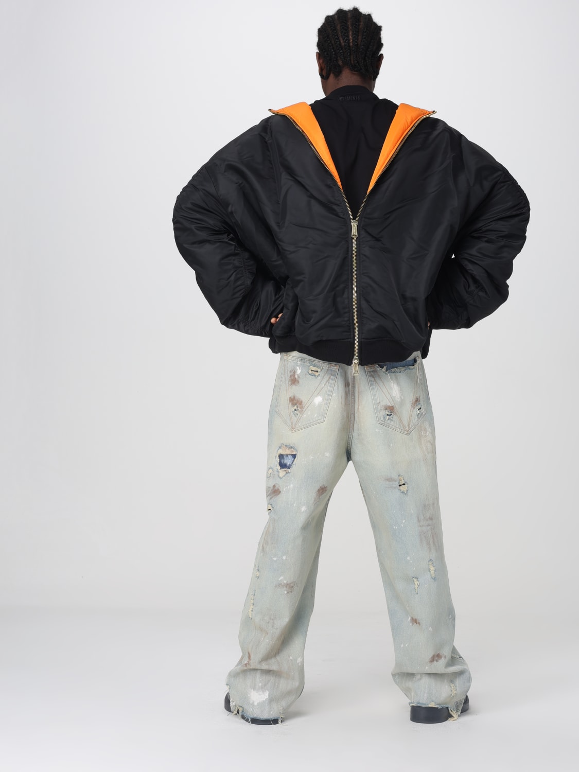 VETEMENTS: Coat men - Multicolor | Vetements jacket