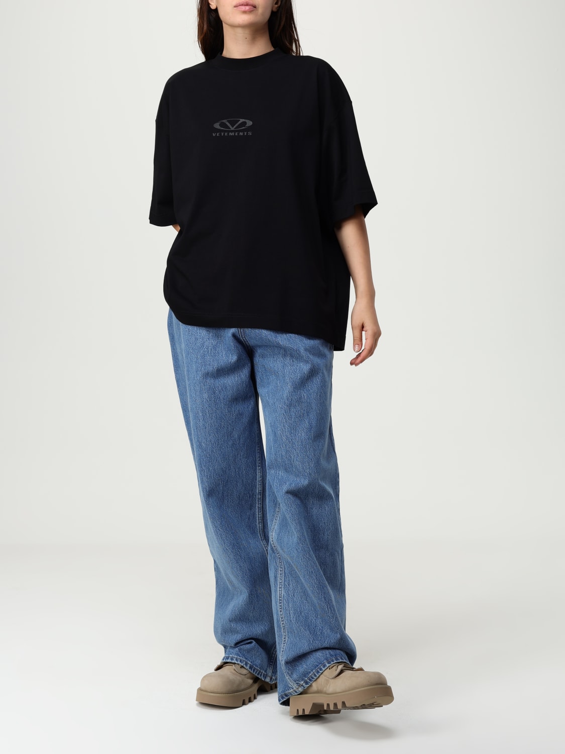 VETEMENTS JEANS: Jeans woman Vetements, Blue - Img 2