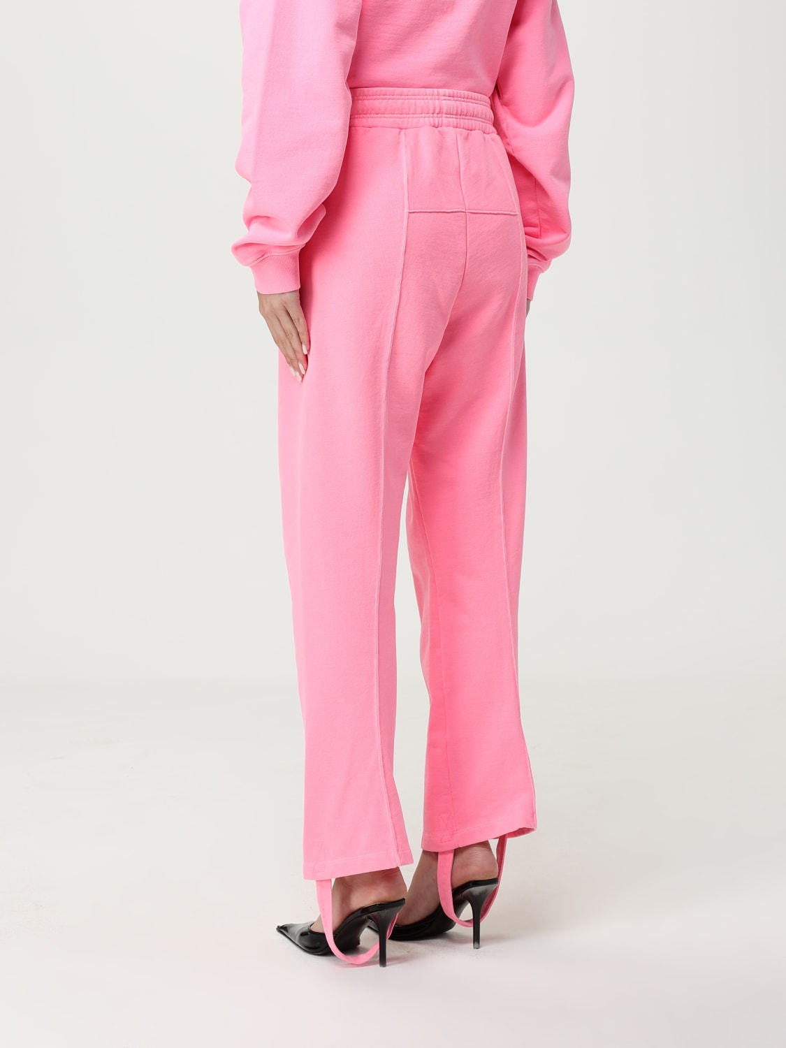 VETEMENTS PANTALONI: Pantalone Vetements in cotone stretch, Rosa - Img 3