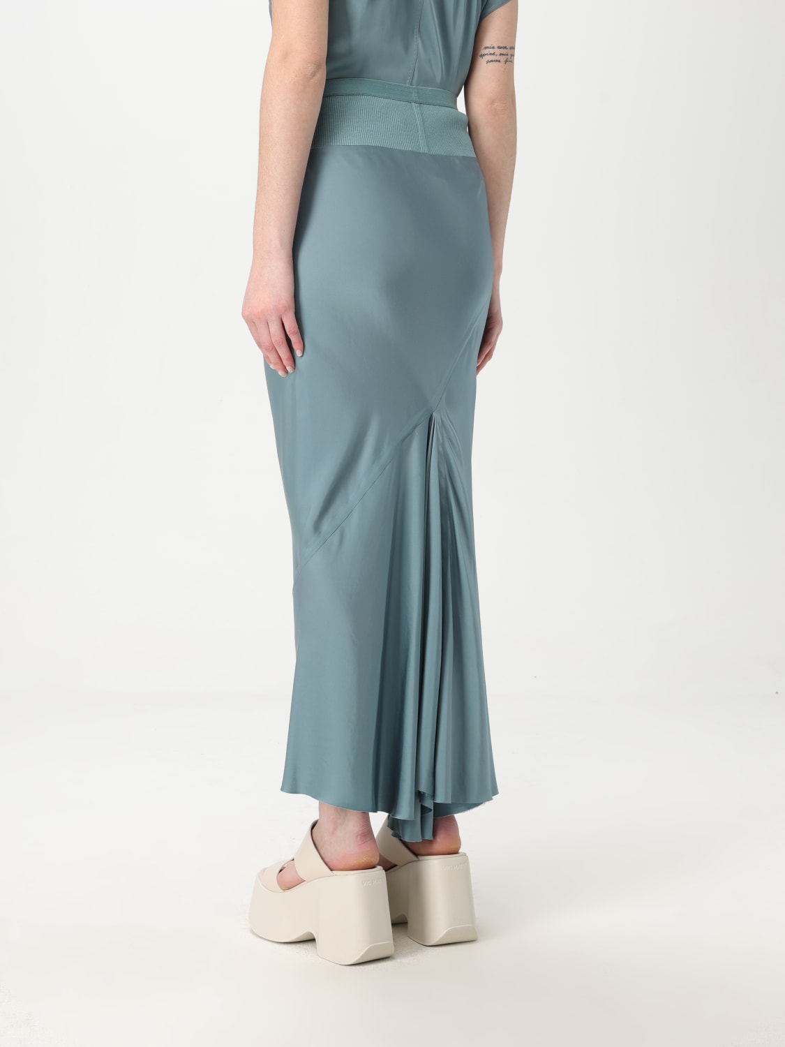 スカート RICK OWENS Woman Skirt Beige RP01E7334SCH 64 RICK OWENS - SKIRTS - Rick Owens