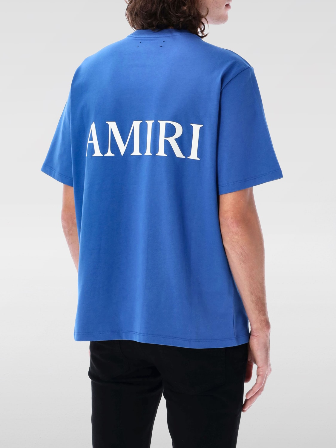 Tシャツ・カットソー AMIRI Men T-shirt Blue AMJYTE1074 BLUE AMIRI Men T-shirt Blue AMJYTE1074 BLUE (AMIRI/Tシャツ