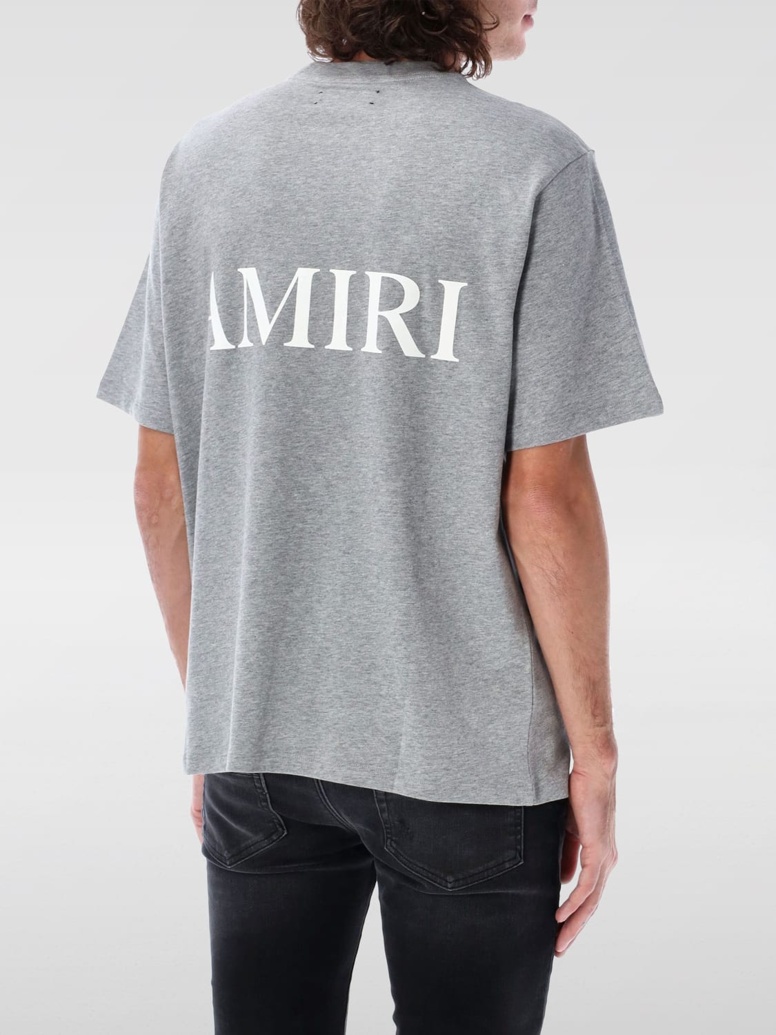 Tシャツ・カットソー AMIRI Men T-shirt Grey AMJYTE1074 GREY Amiri Ma Core - T-shirt for Man - Grey - AMJYTE1074-GREY
