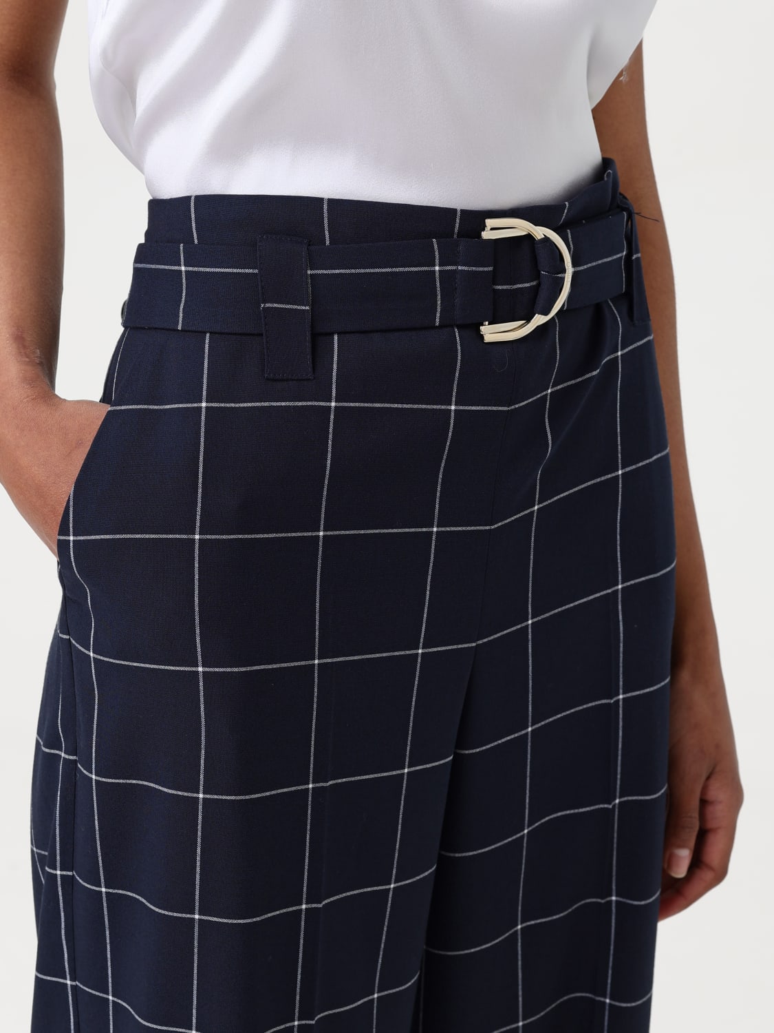 パンツ LIU JO Women Straight Pants CA5236T1969 M926A Blue LIU JO: Pants woman - Blue | Liu Jo pants CA5236T1969 online
