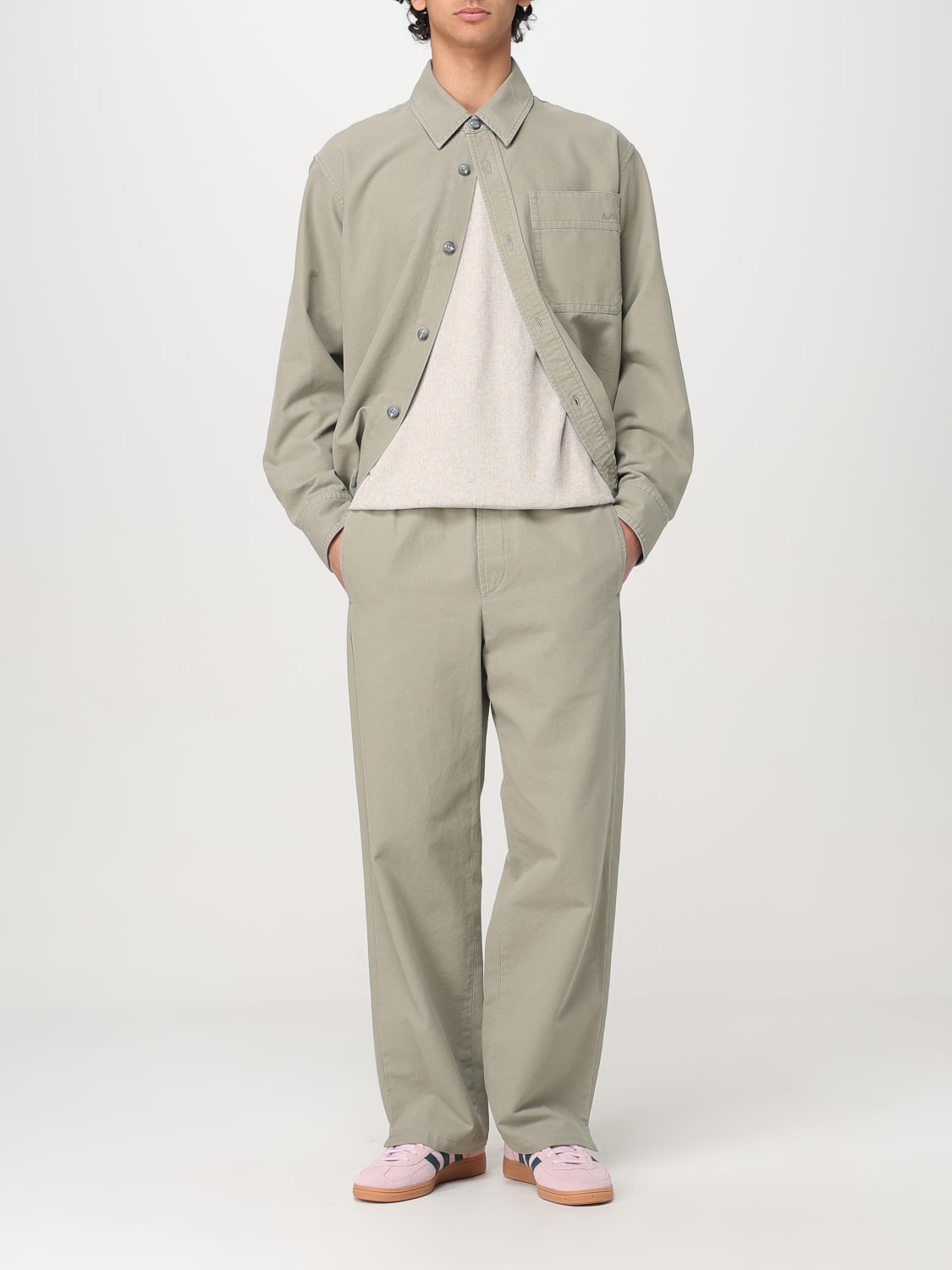 A.P.C. SHIRT: Shirt men A.P.C., Green - Img 2