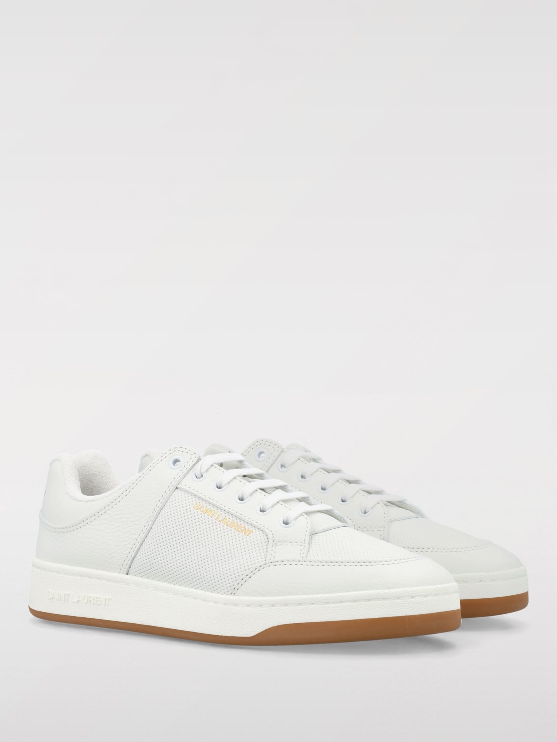 SAINT LAURENT SNEAKERS: Sneakers SL/61 Saint Laurent in pelle , Bianco - Img 2