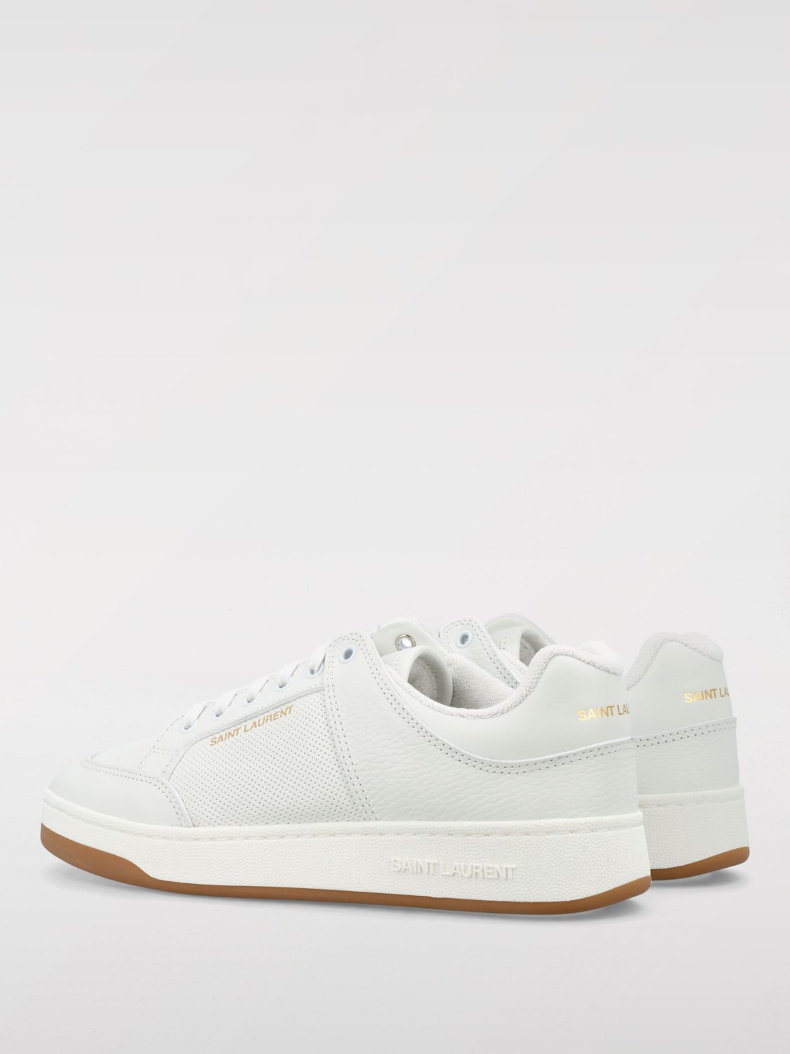 SAINT LAURENT SNEAKERS: Sneakers SL/61 Saint Laurent in pelle , Bianco - Img 3