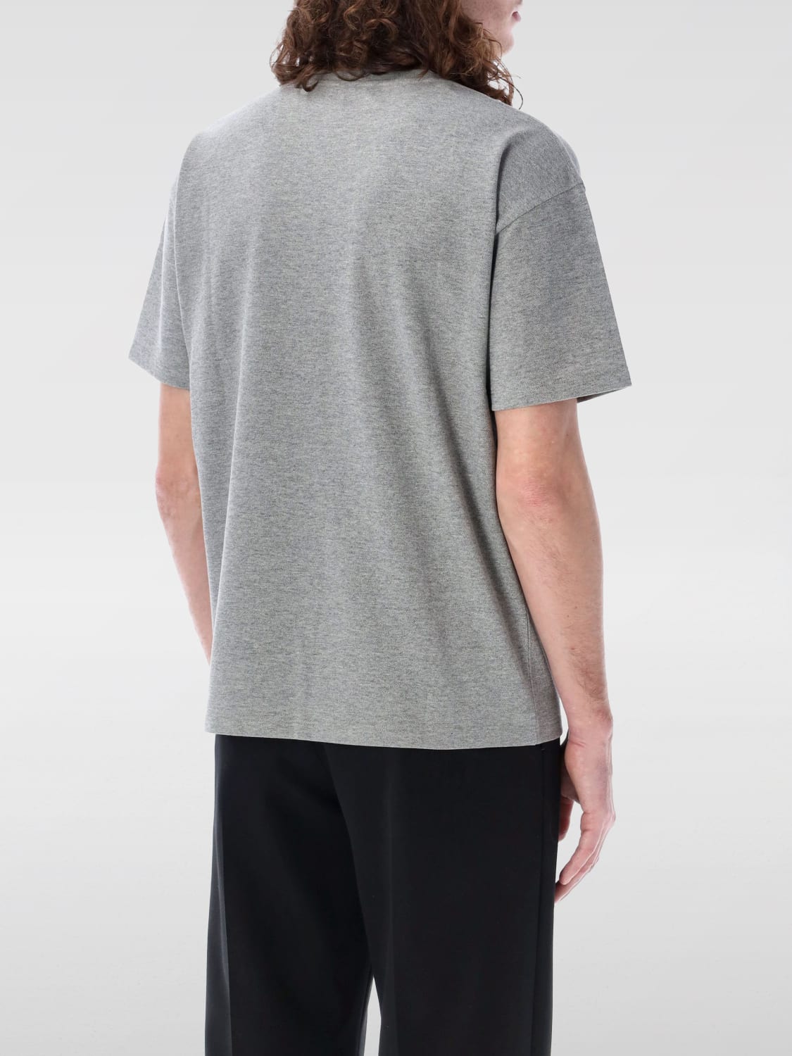 SAINT LAURENT T-SHIRT: T-shirt men Saint Laurent, Grey - Img 2