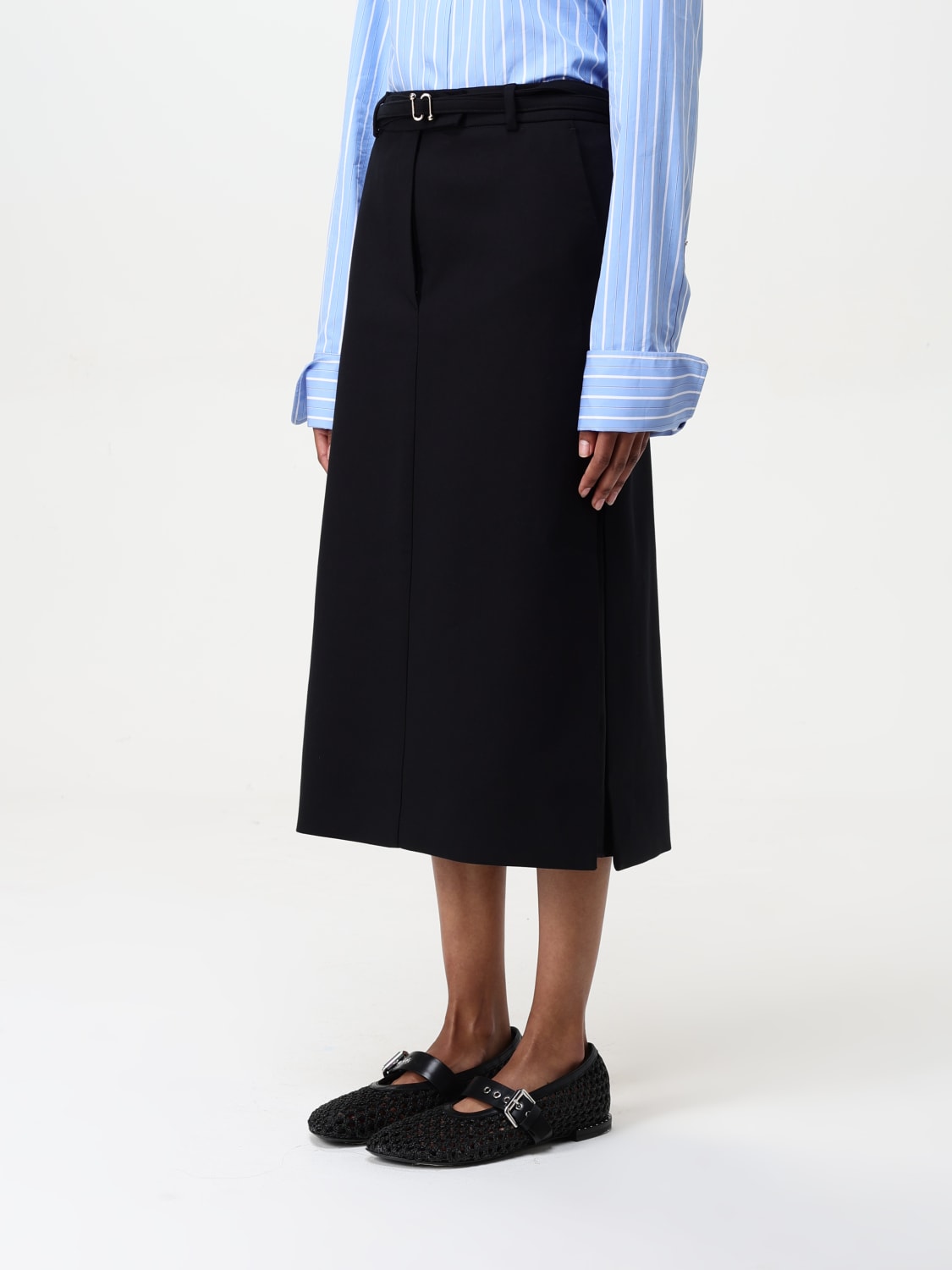 SPORTMAX: Skirt woman - Black | Sportmax skirt 2512101022600