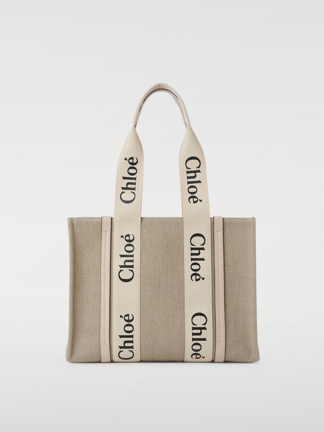 CHLOÉ SAC CABAS: Sac porté main femme ChloÉ, Beige - Img 1