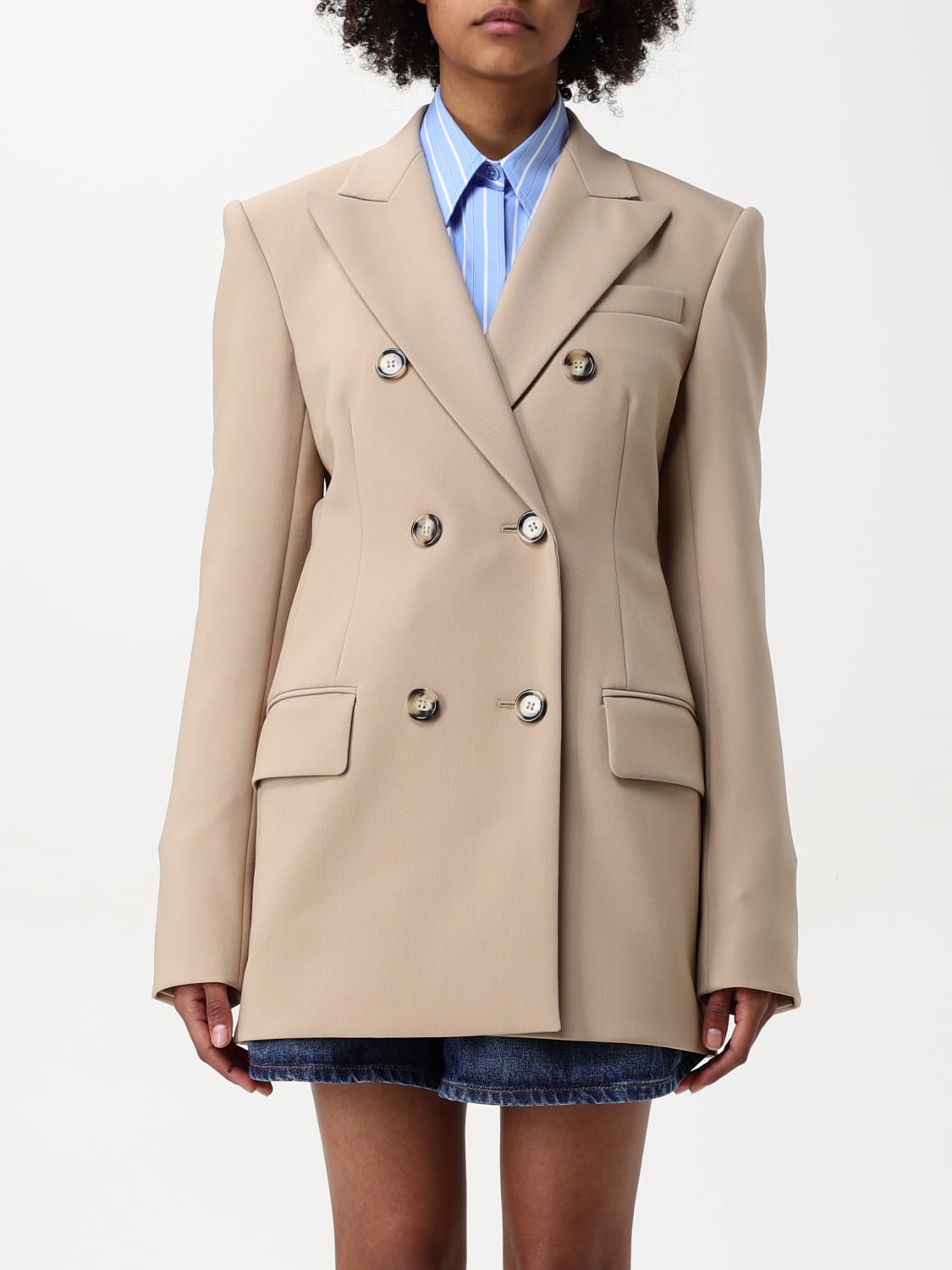 アウターその他 SPORTMAX Woman Blazer Brown 2512041021600 013 SPORTMAX: Blazer woman - Brown | Sportmax blazer