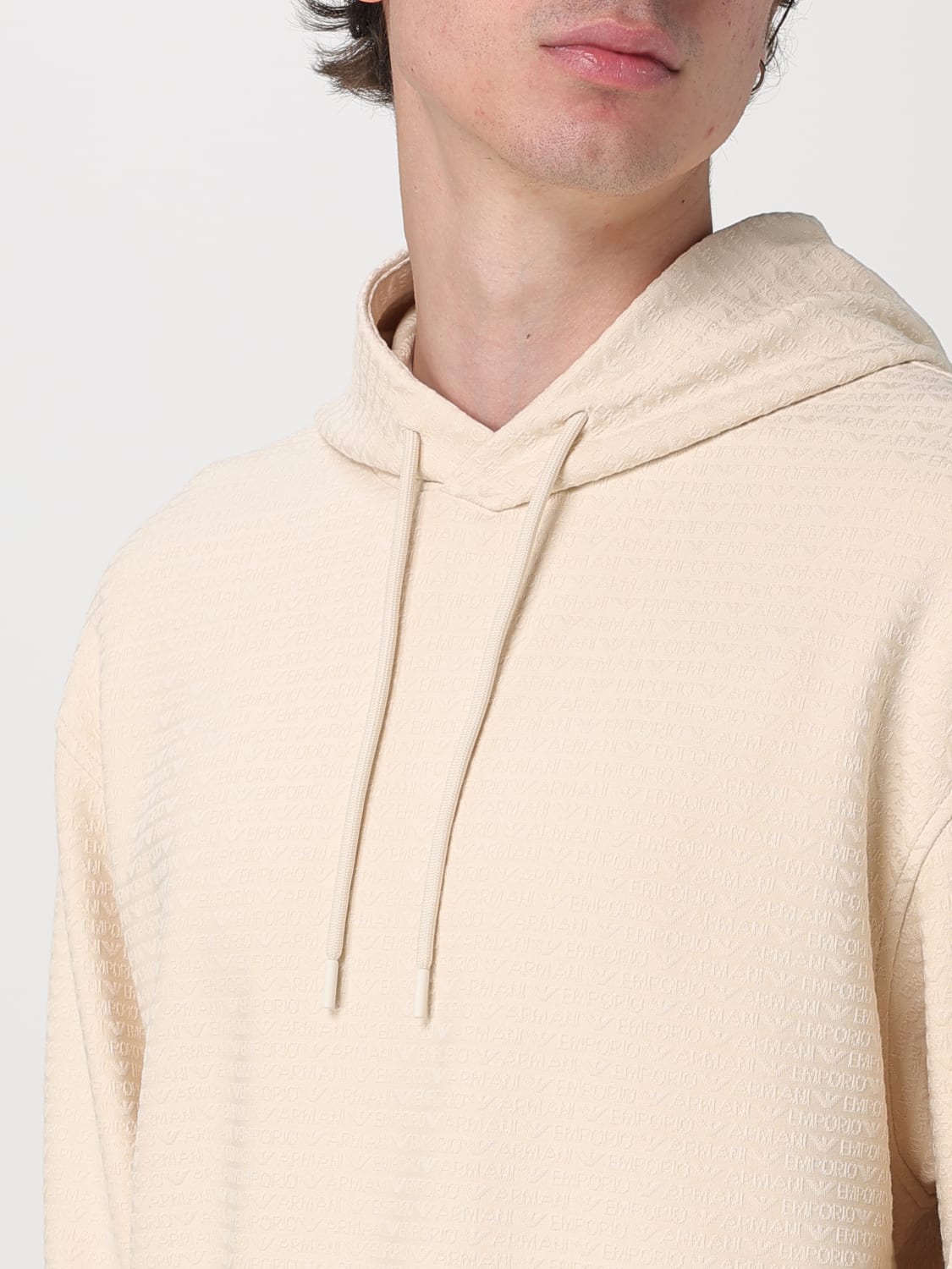 EMPORIO ARMANI: Sweatshirt men - Beige | Emporio Armani