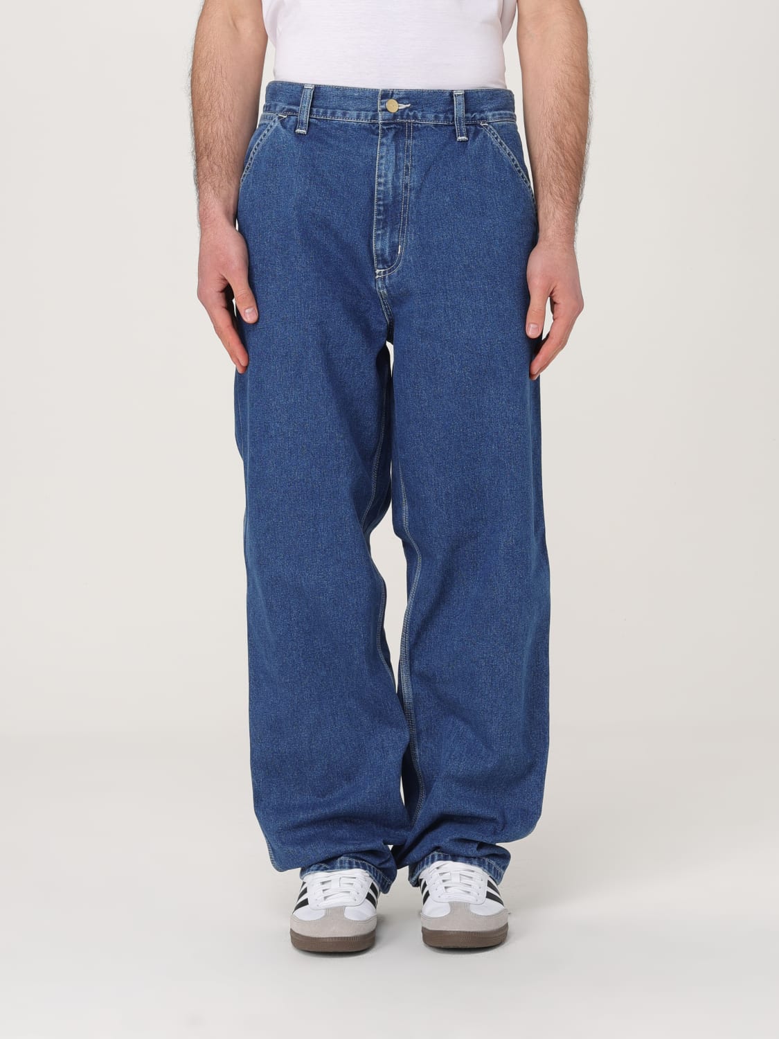 CARHARTT WIP JEANS: Jeans hombre Carhartt Wip, Azul Oscuro - Img 1
