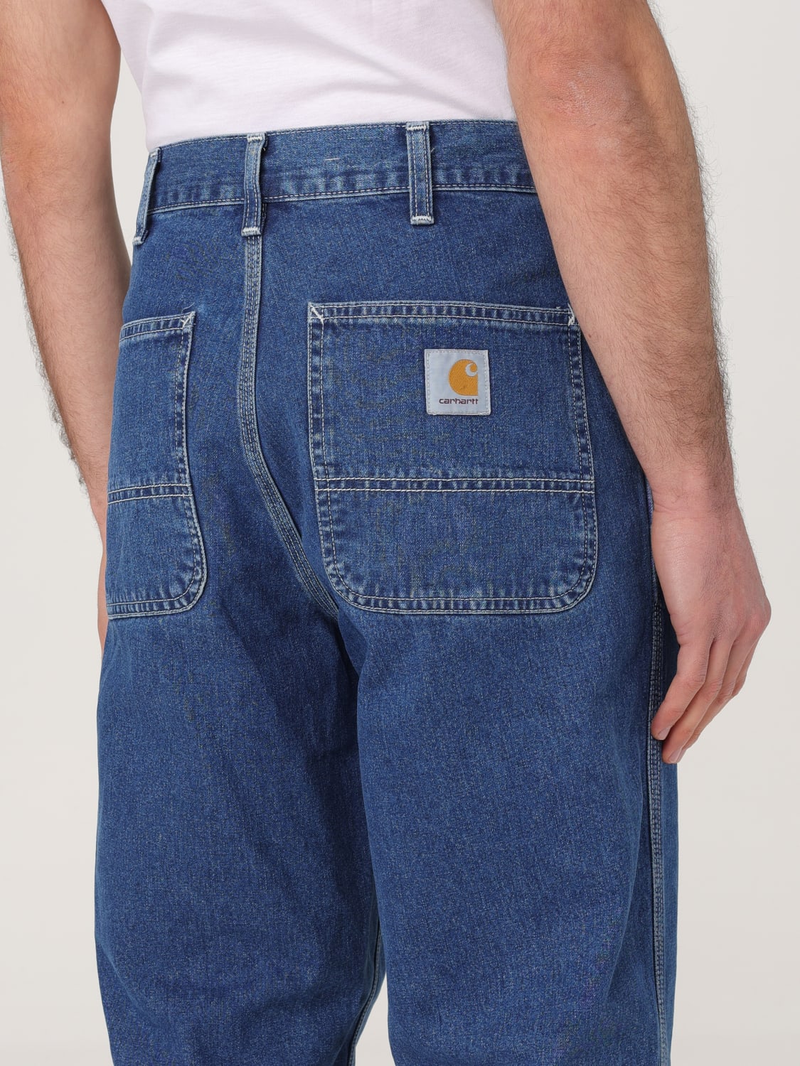 CARHARTT WIP JEANS: Jeans hombre Carhartt Wip, Azul Oscuro - Img 4