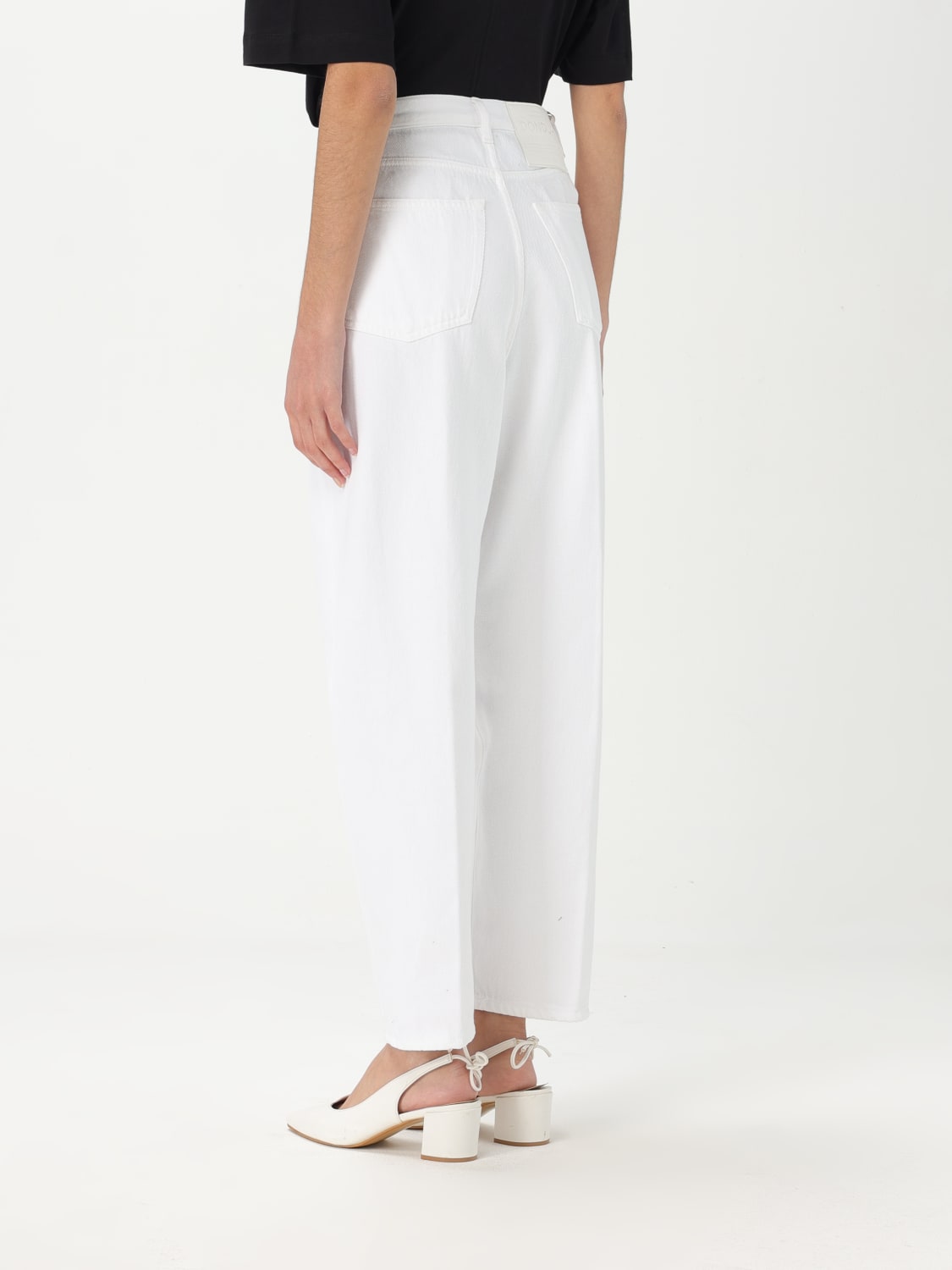 ボトムスその他 DONDUP Women Pants DP784BF0018PTDW000 White DONDUP: Pants woman - White | Dondup jeans DP784BF0018PTDW