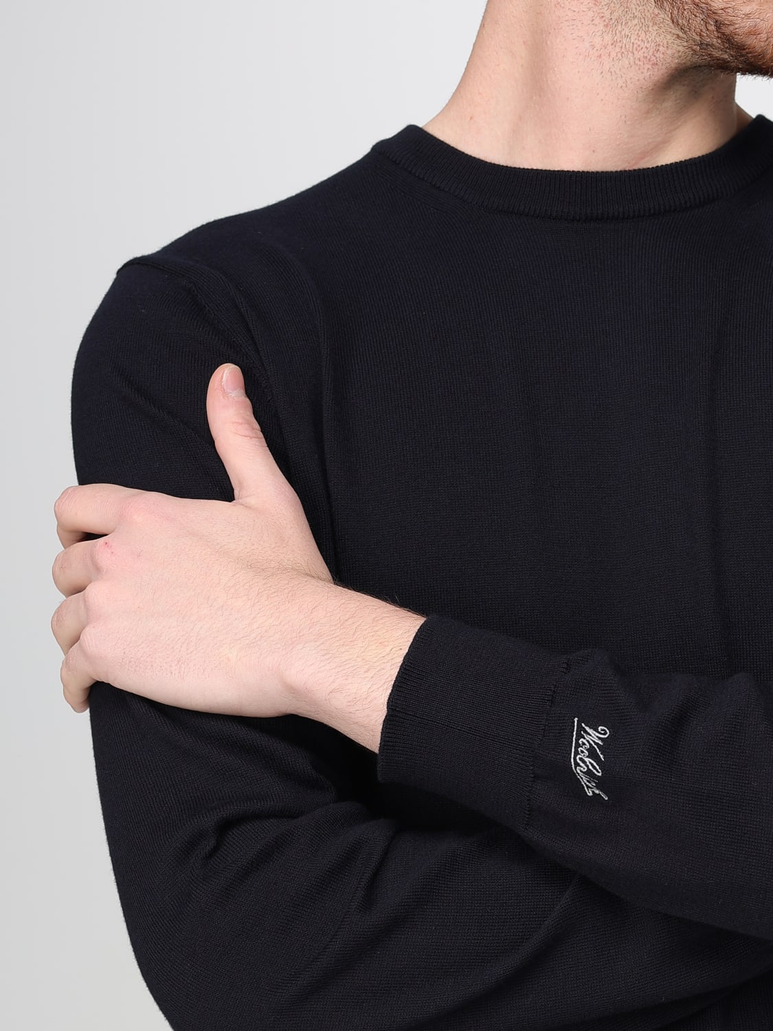 WOOLRICH MAGLIA: Pullover Woolrich in maglia , Blue - Img 3