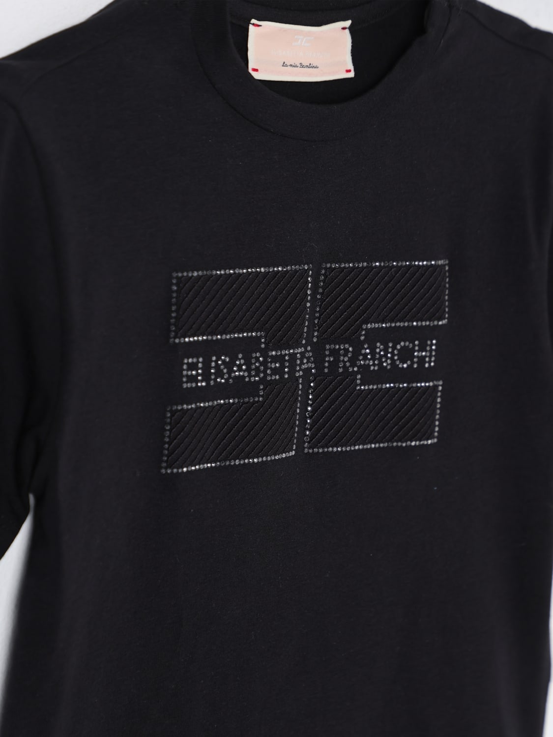 ELISABETTA FRANCHI LA MIA BAMBINA T-SHIRT: T-shirt kids Elisabetta Franchi La Mia Bambina, Black - Img 3