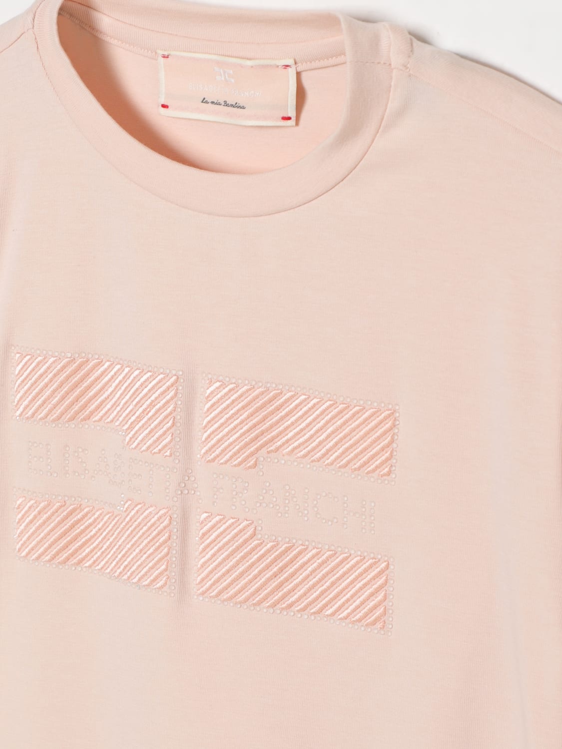 ELISABETTA FRANCHI LA MIA BAMBINA T-SHIRT: T-shirt kinder Elisabetta Franchi La Mia Bambina, Pink - Img 3