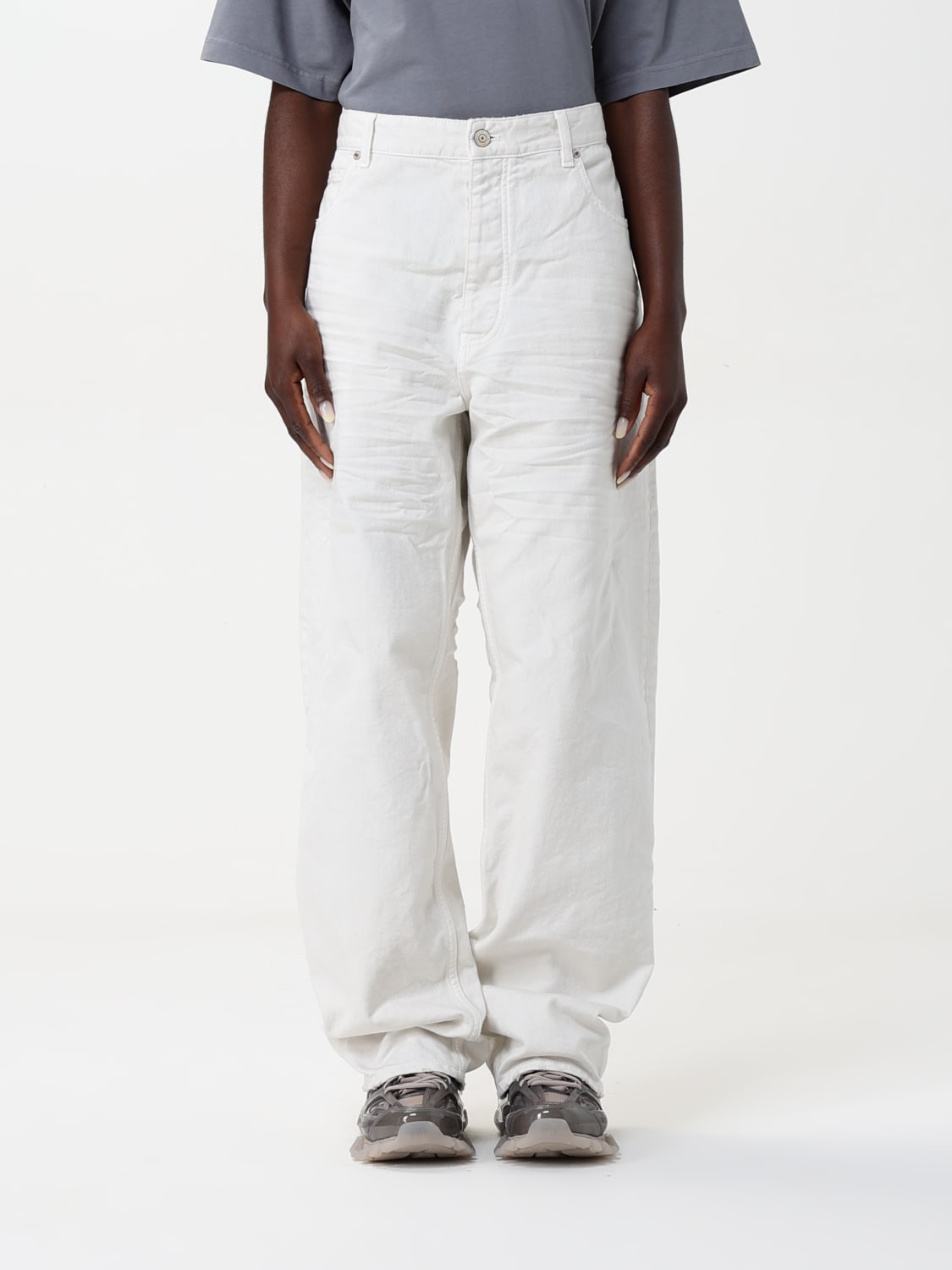 パンツ BALENCIAGA Women Denim Pants 786468TJW94 9000 WHITE BALENCIAGA: Jeans woman - White | Balenciaga jeans