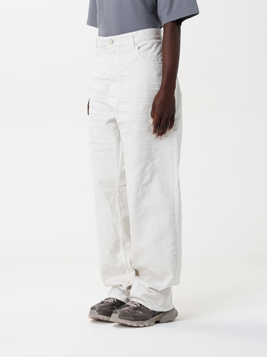 BALENCIAGA ジーンズ: ジーンズ レディース Balenciaga, ホワイト - Img 4