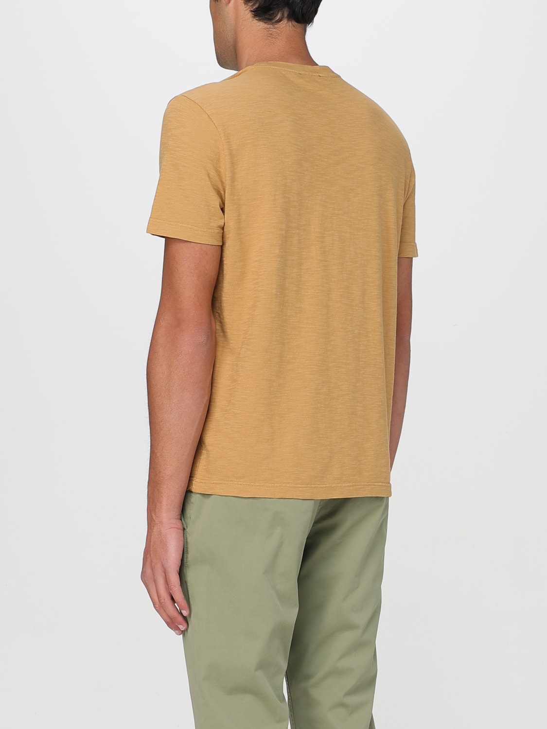 Tシャツ・カットソー DONDUP Men T-shirt Biscuit US198JF0195UZL4 397 DONDUP: T-shirt men - Biscuit | Dondup t-shirt