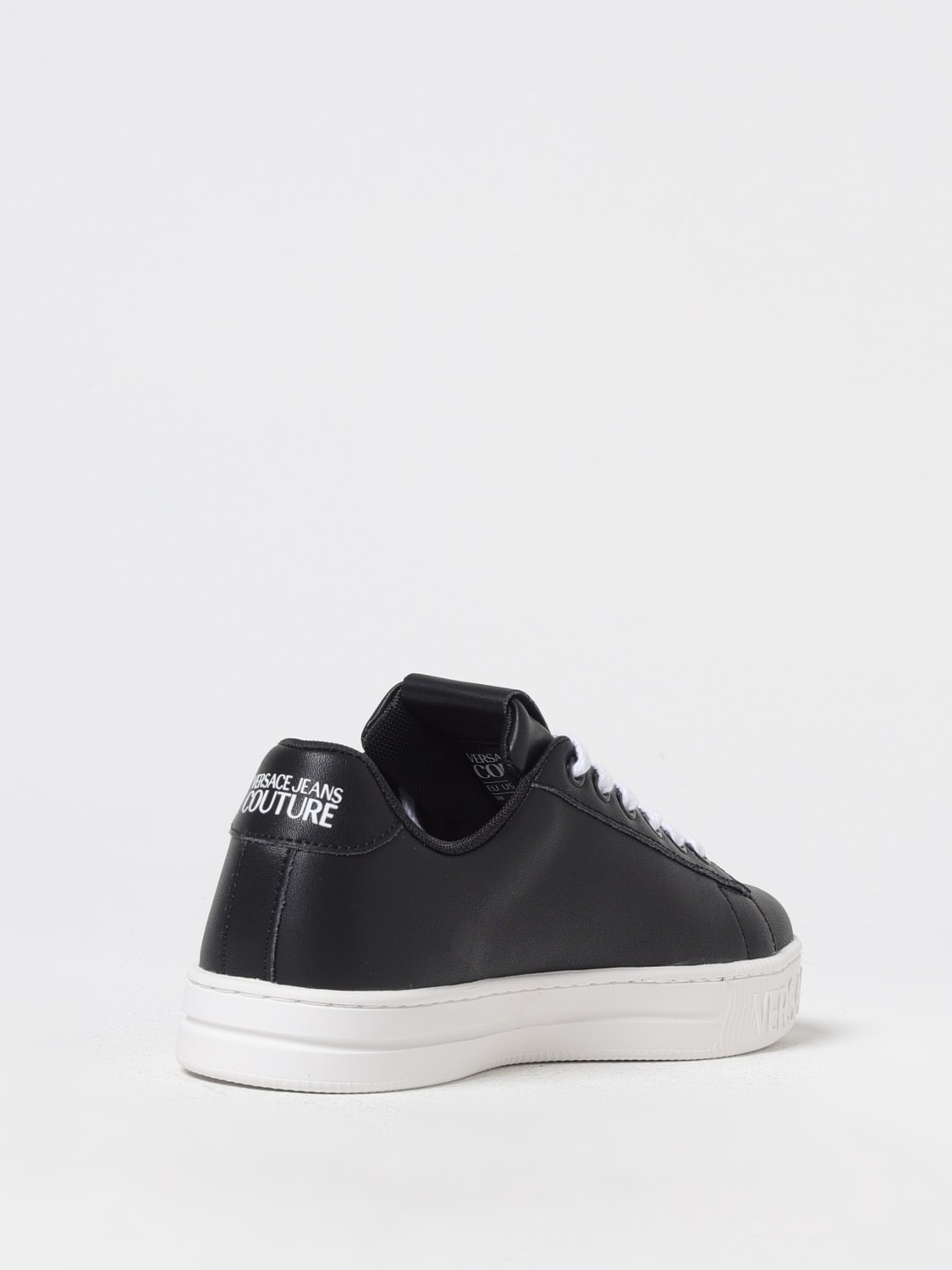 VERSACE JEANS COUTURE: Sneakers woman - Black | Versace