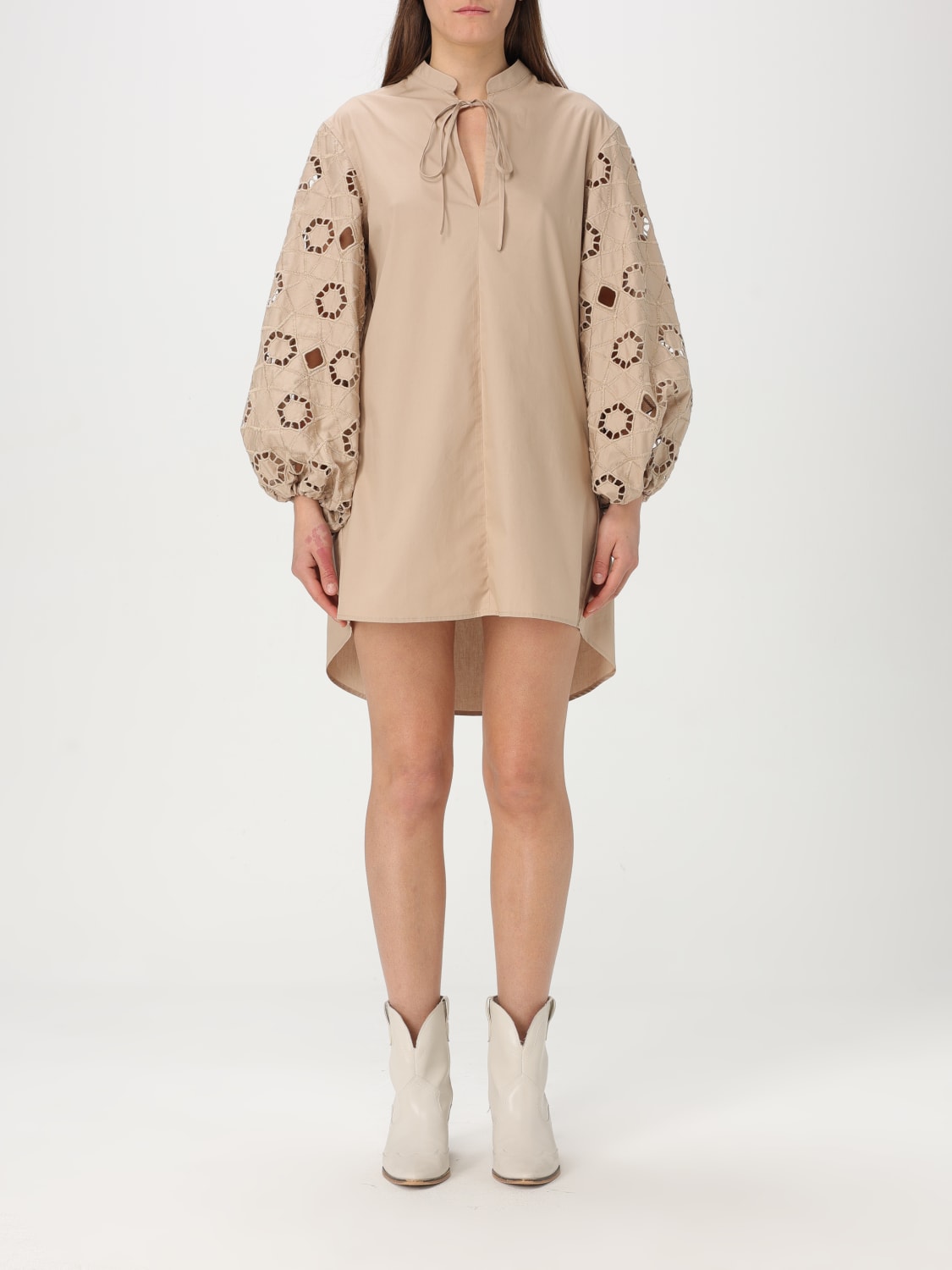 ワンピース DONDUP Woman Dress Pink DA450PF0010RXXXW 010 DONDUP: Dress woman - Pink | Dondup dress DA450PF0010RXXXW