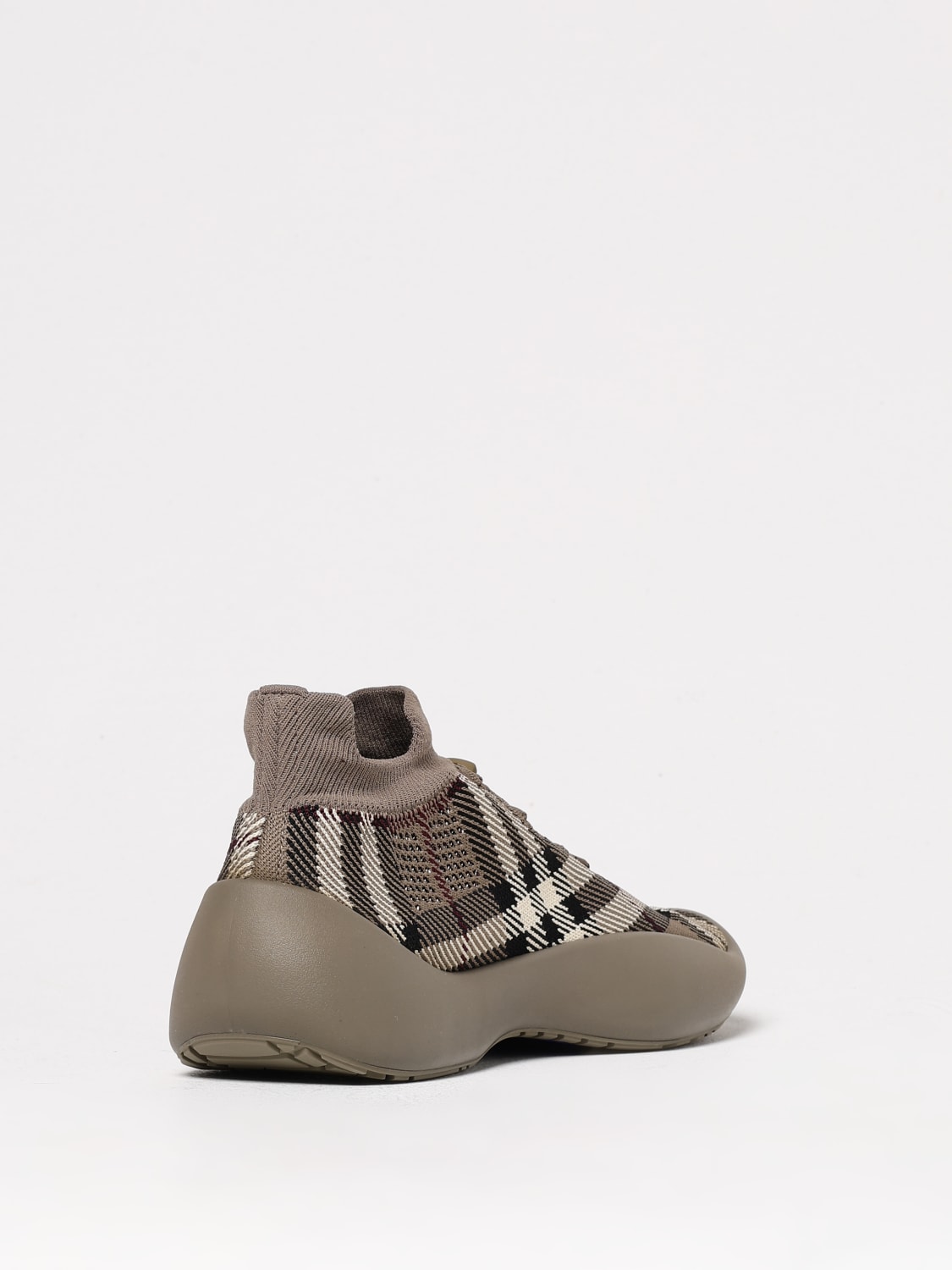 スニーカー BURBERRY Men Sneakers 8101906 Brown BURBERRY: Sneakers men - Dove Grey | Burberry sneakers