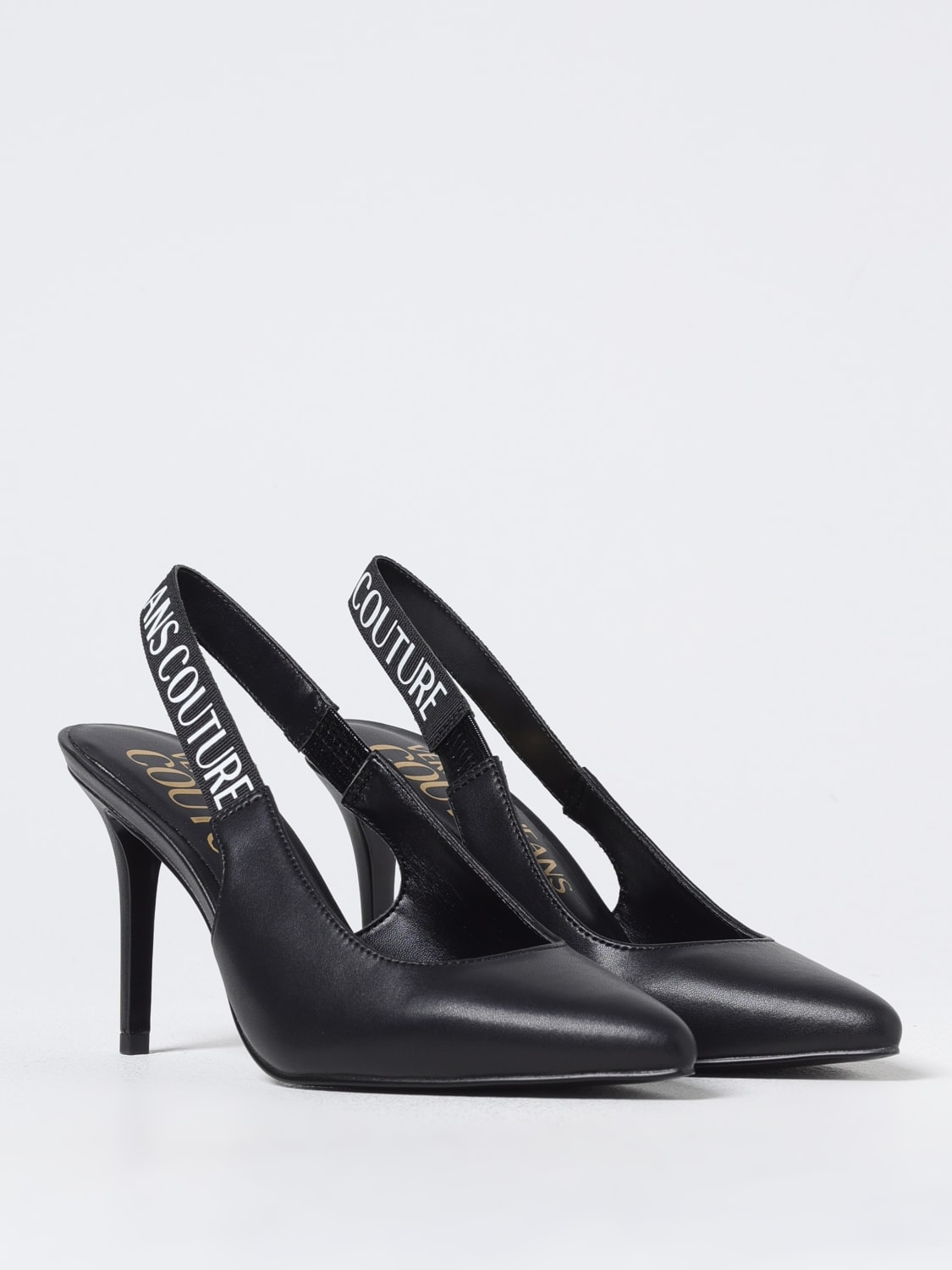 VERSACE JEANS COUTURE PUMP: High heel shoes woman Versace Jeans Couture, Black - Img 2