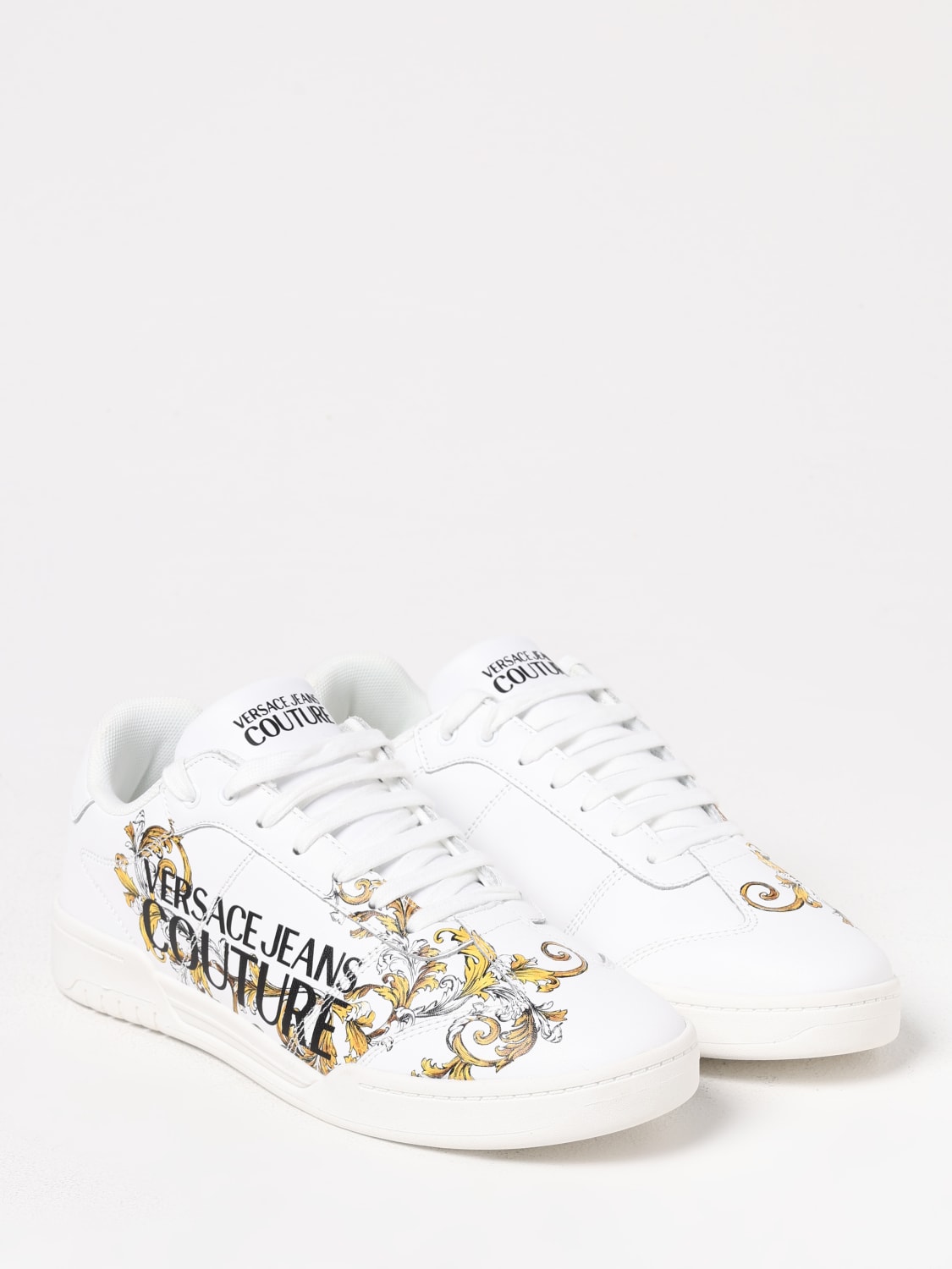 VERSACE JEANS COUTURE SNEAKERS: Sneakers men Versace Jeans Couture, White - Img 2
