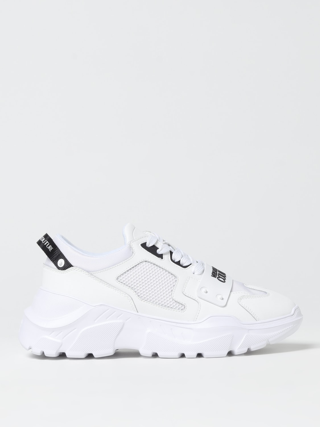 スニーカー VERSACE JEANS COUTURE Men Sneakers White 76YA3SJ5ZPA57 L02 Speedtrack Logo Sneakers White,Print | VERSACE US