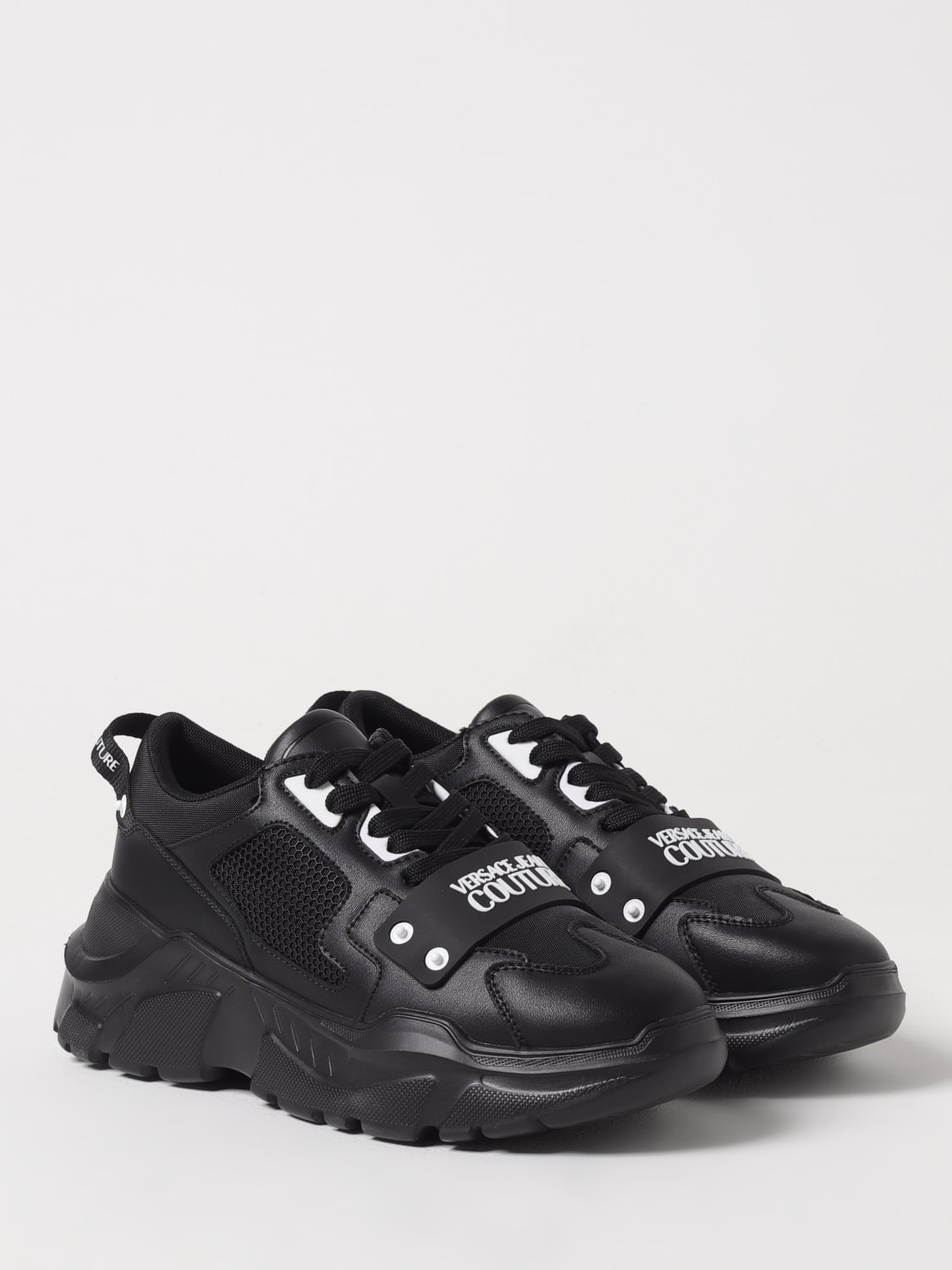 スニーカー VERSACE JEANS COUTURE Men Sneakers Black 78YA3SC2ZSC54 G89 VERSACE JEANS COUTURE: Sneakers men - Black | Versace Jeans