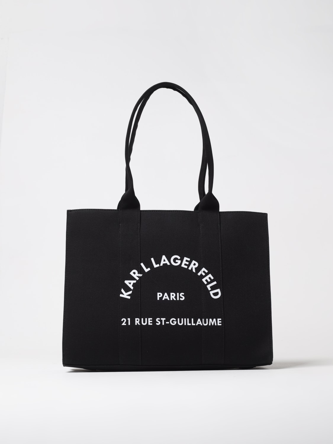 KARL LAGERFELD TOTE BAG: Tote bags woman Karl Lagerfeld, Black - Img 1