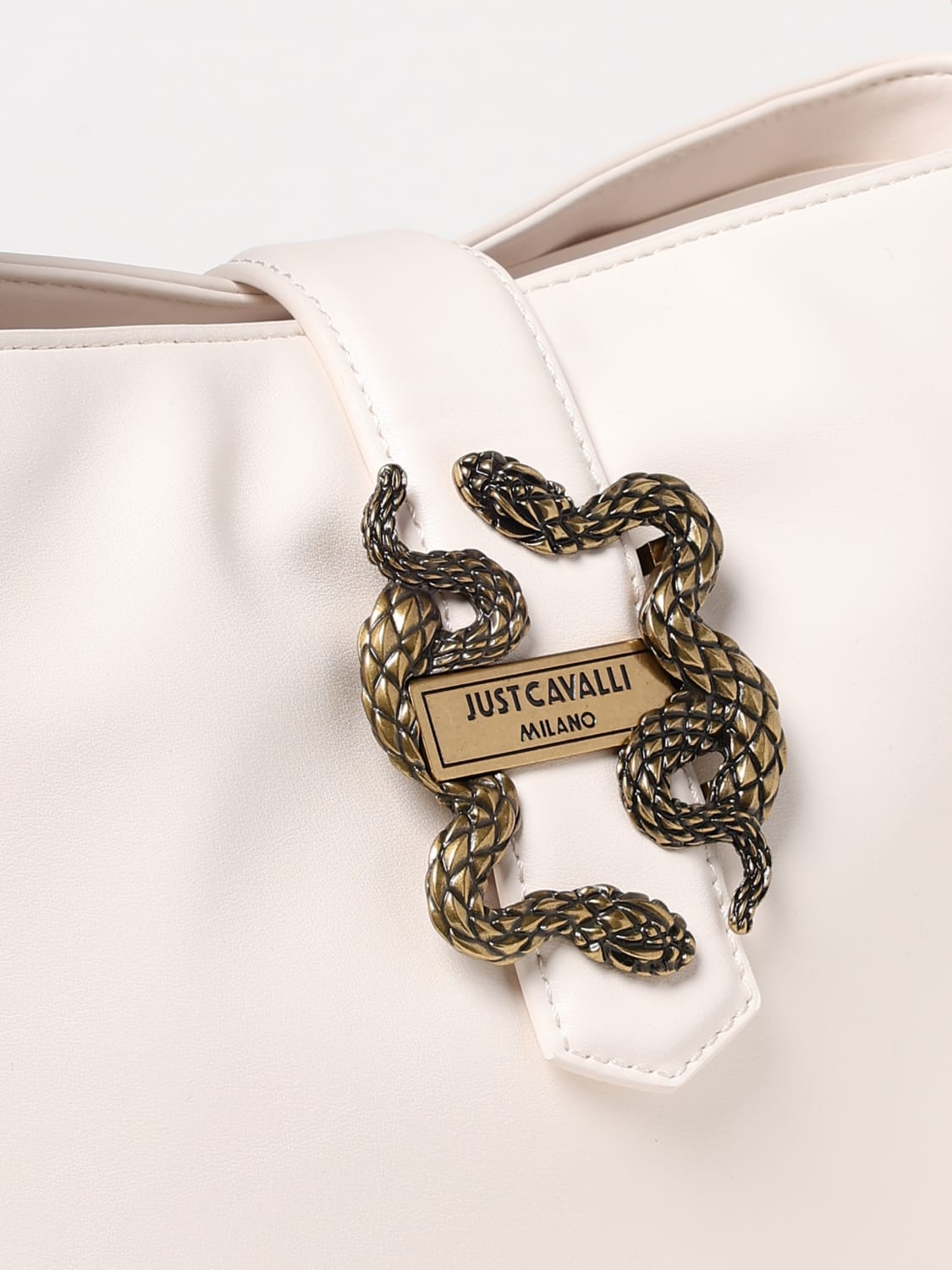 JUST CAVALLI SCHULTERTASCHE: Schultertasche damen Just Cavalli, Weiß - Img 3