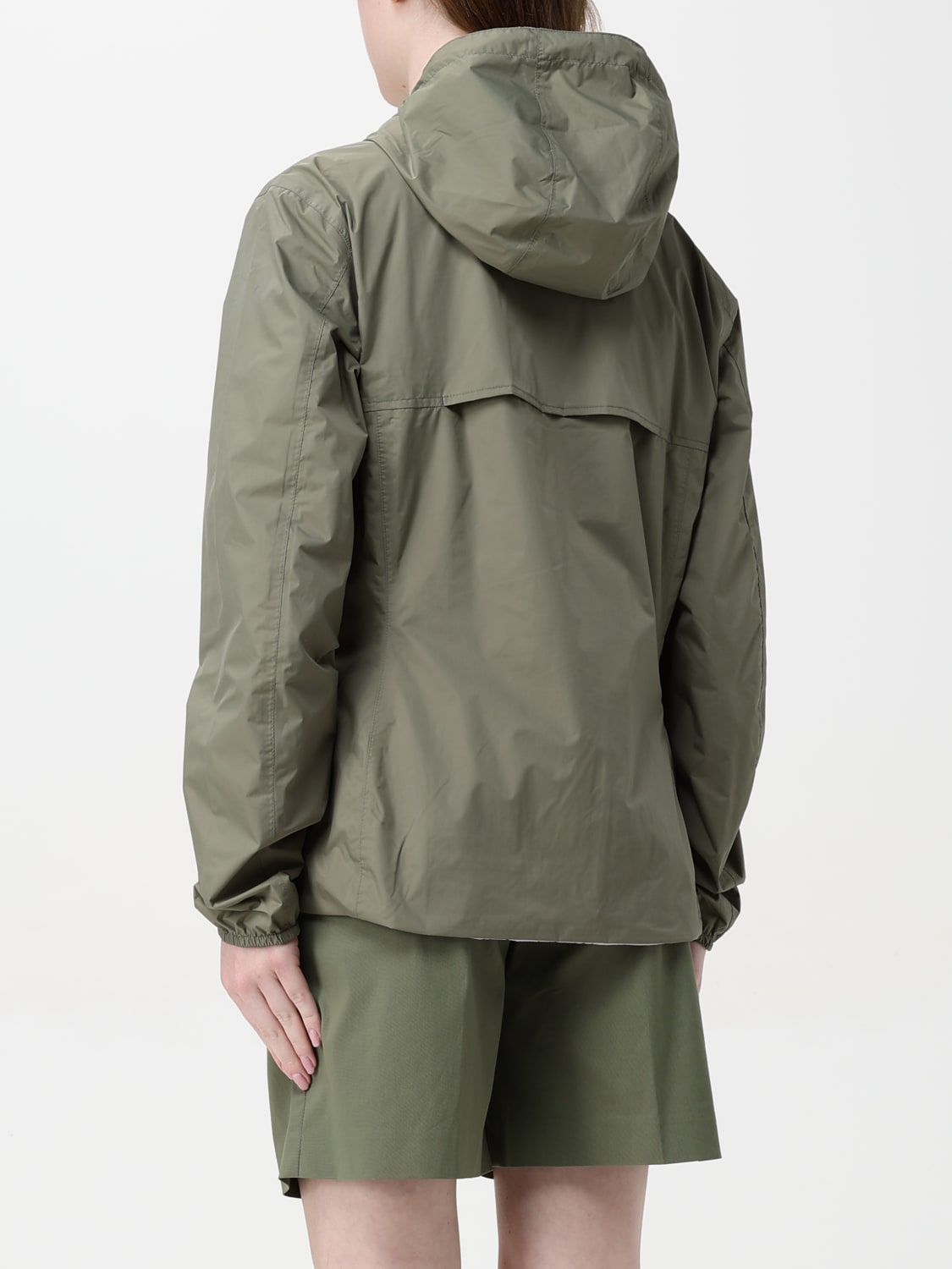 ジャケット K-WAY Woman Jacket Green K41317W B0W K-WAY: women's jacket - Green | K-Way jacket K41317W online