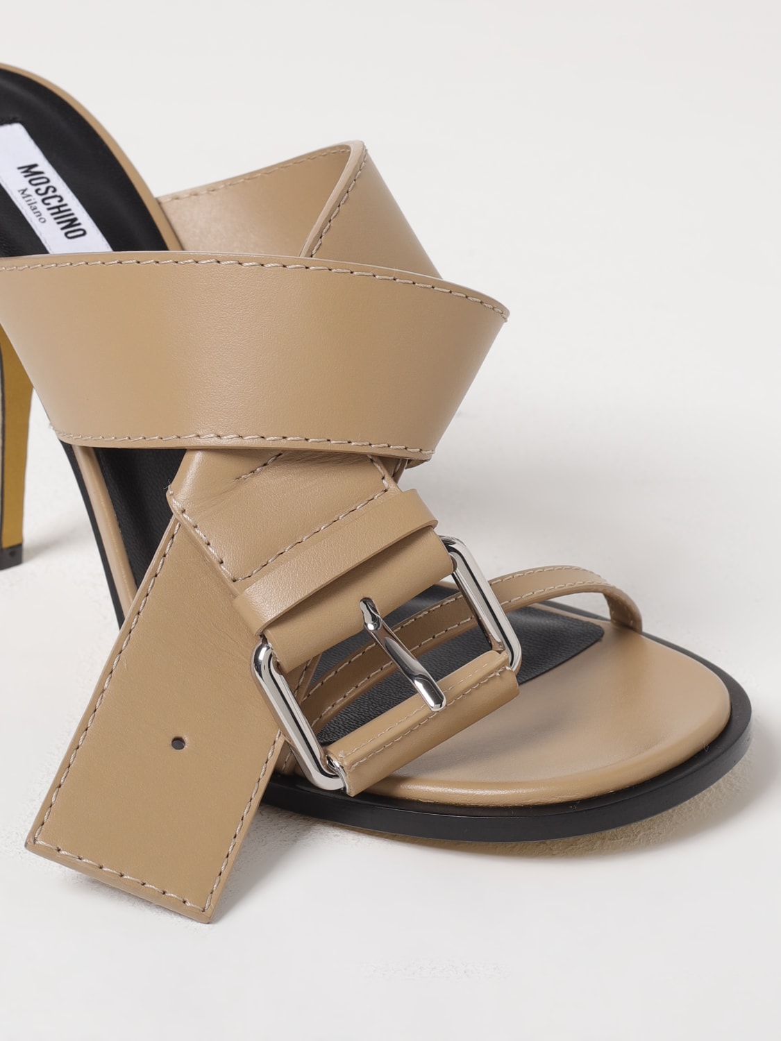 シューズ・サンダルその他 MOSCHINO COUTURE Woman Heeled sandals Beige MA2805AC1MMF5 MOSCHINO COUTURE：ヒールサンダル レディース - ベージュ