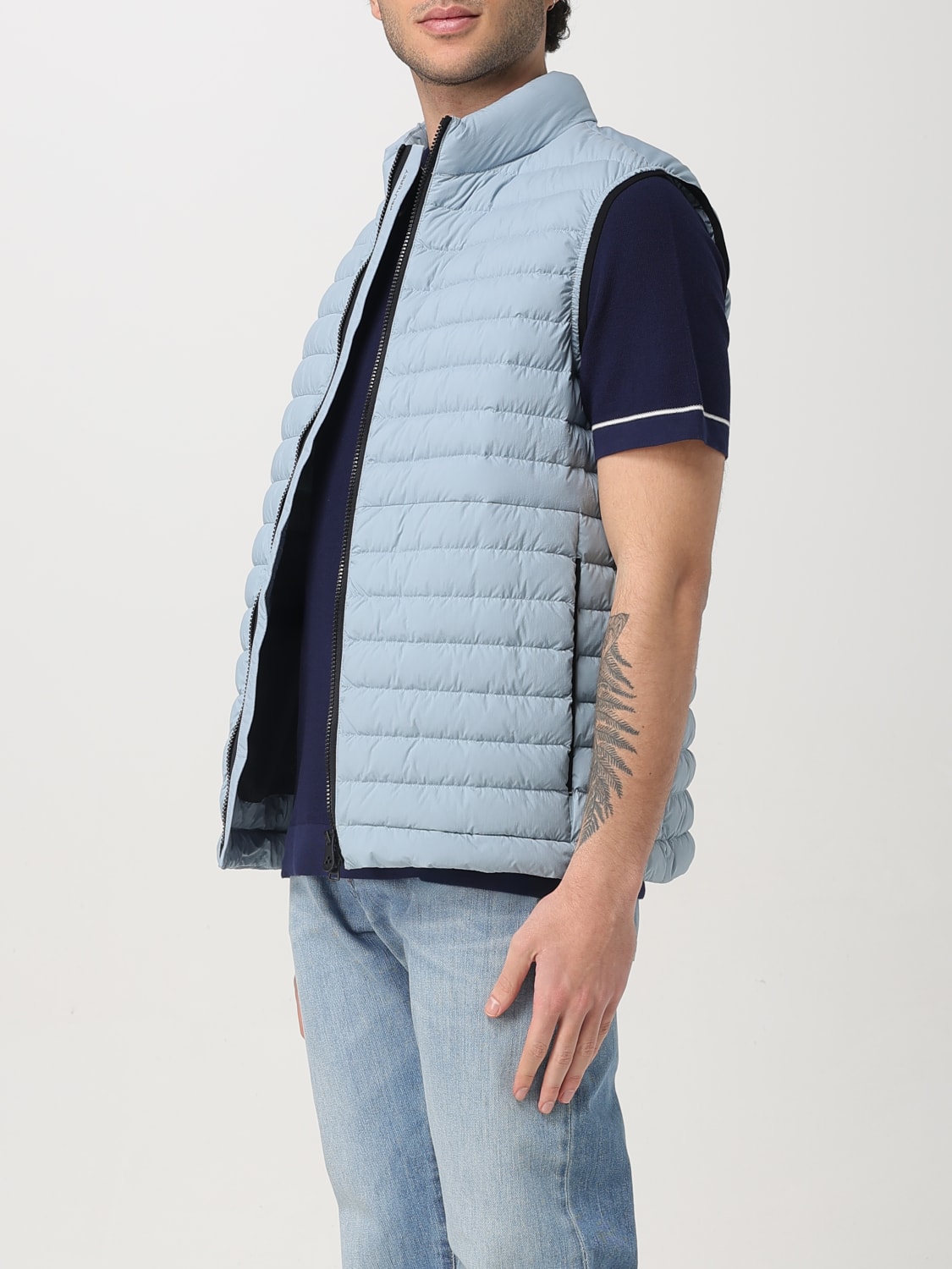 PEUTEREY SUIT VEST: Suit vest men Peuterey, Sky Blue - Img 3