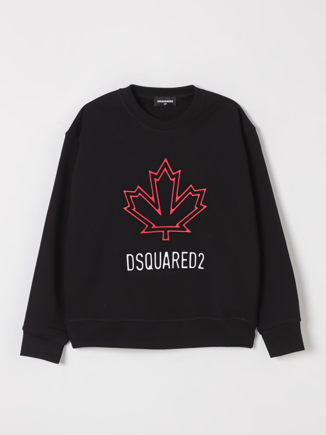 DSQUARED2 SWEATER: Sweater kids Dsquared2, Black - Img 1