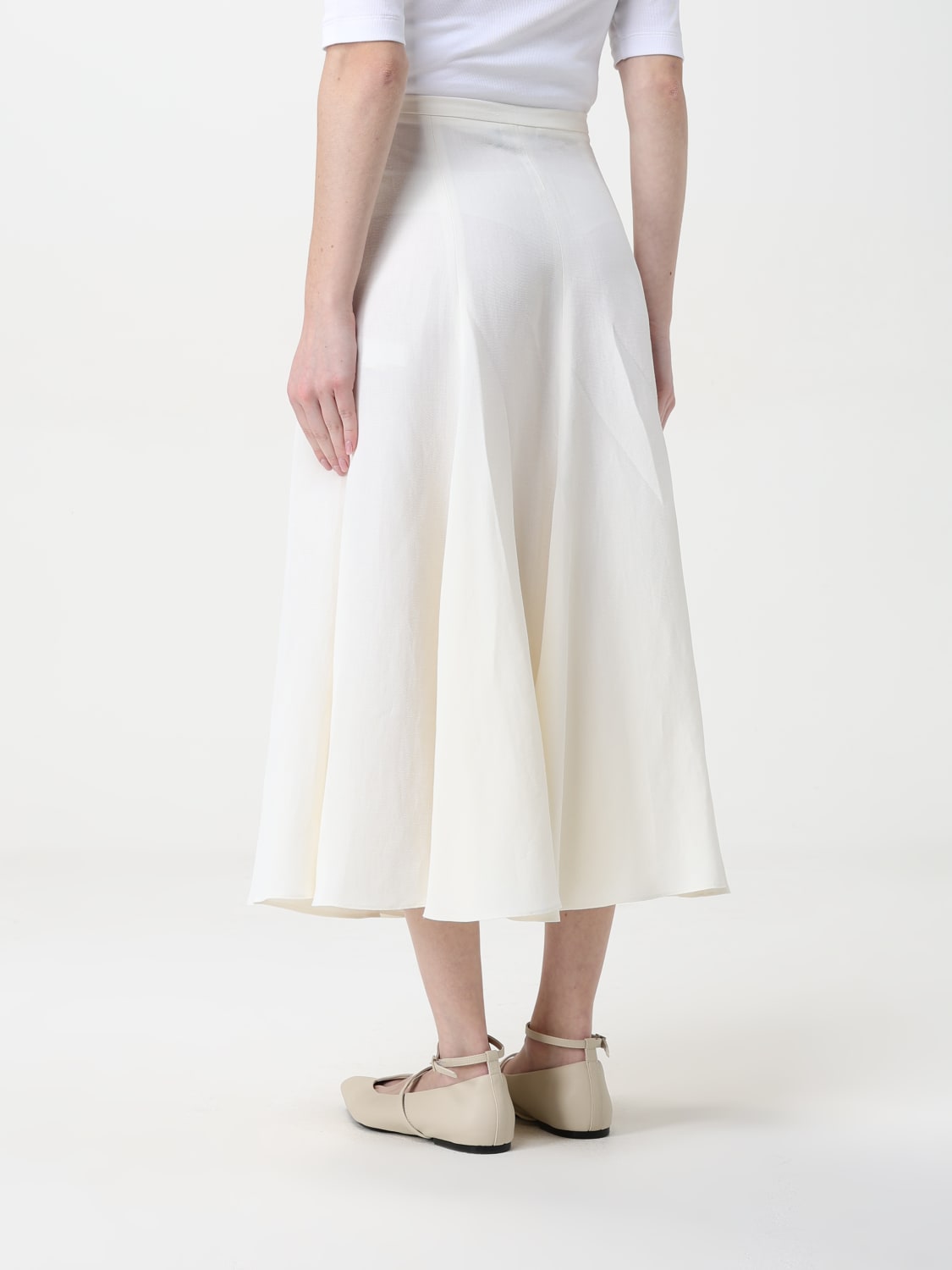 スカート FABIANA FILIPPI Woman Skirt Beige GND275F411L460 8195 Women's Skirts: Satin, Wool & Tulle Skirts | Fabiana Filippi®