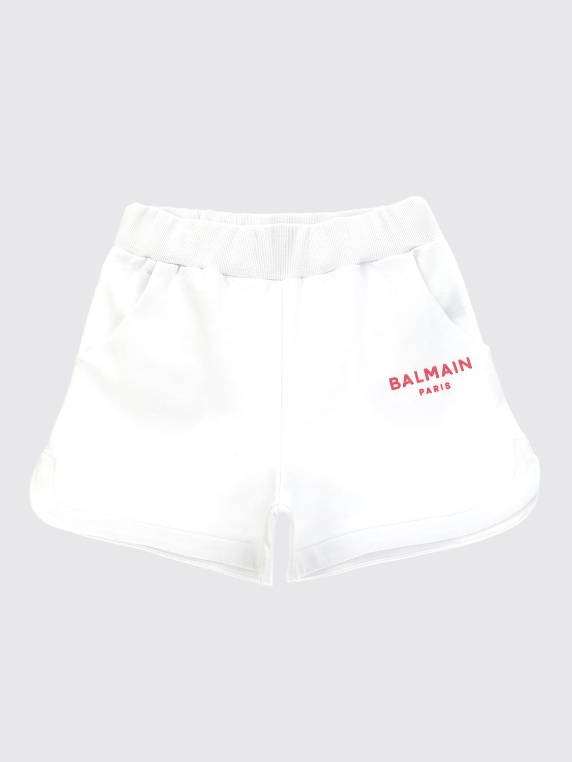 BALMAIN SHORTS: Shorts kinder Balmain, Weiß - Img 1