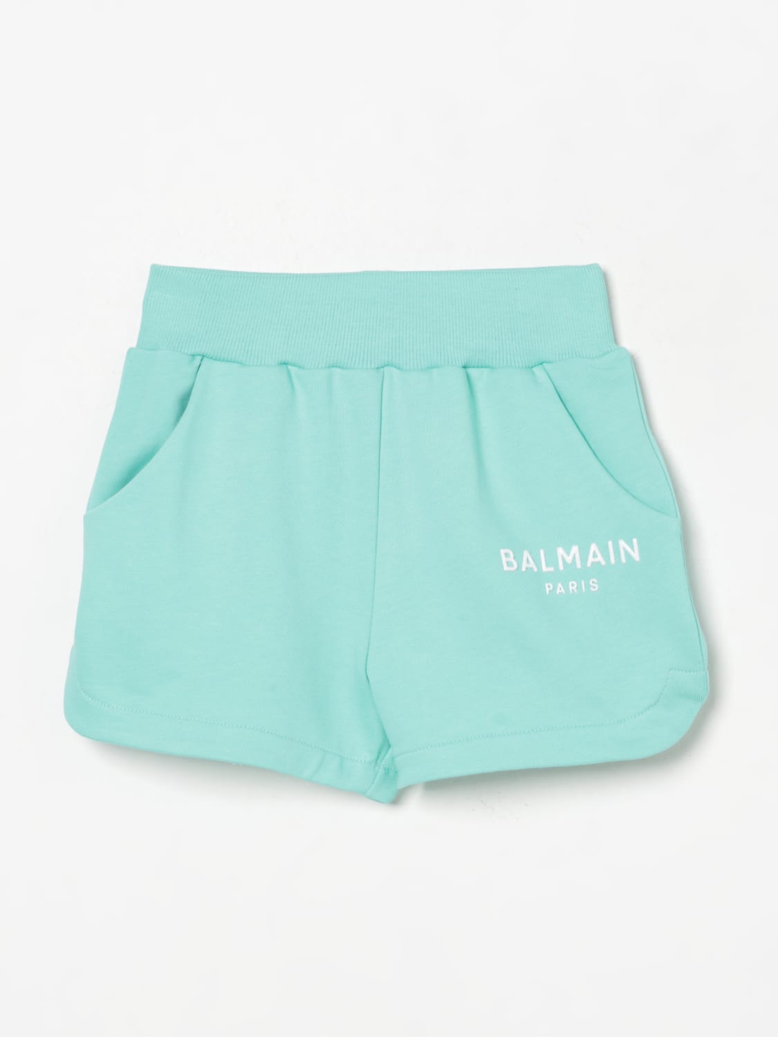 BALMAIN 短裤: 短裤 儿童 Balmain, 绿色 - Img 1